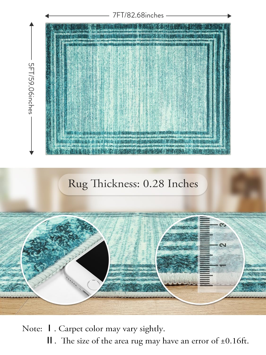 Lahome AR-DYR-066-G1 rugs - View #3