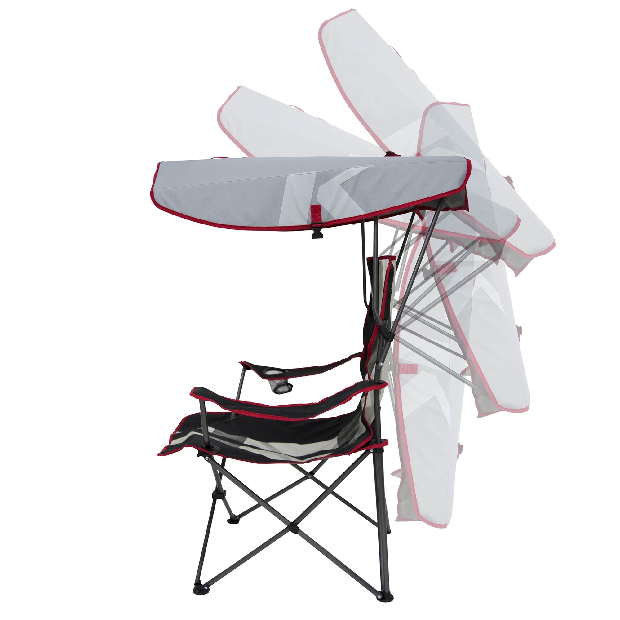 premium folding lawn chair with canopy