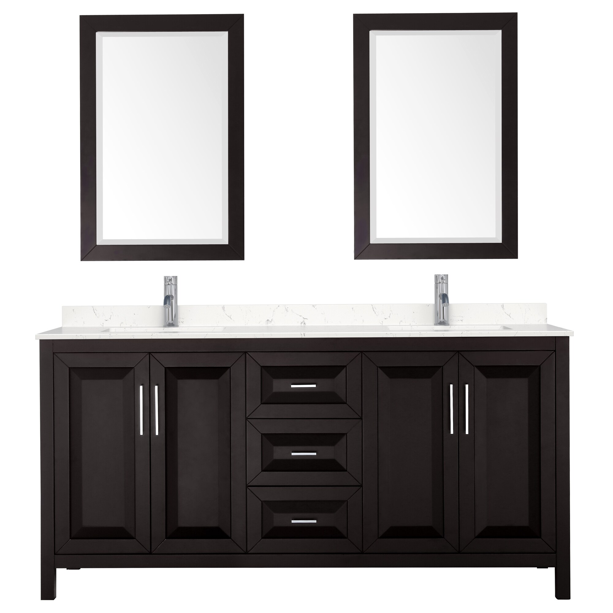 Wyndham Collection WCV252572DDEC2UNSM24 Bath-Vanity-Combo - View #3
