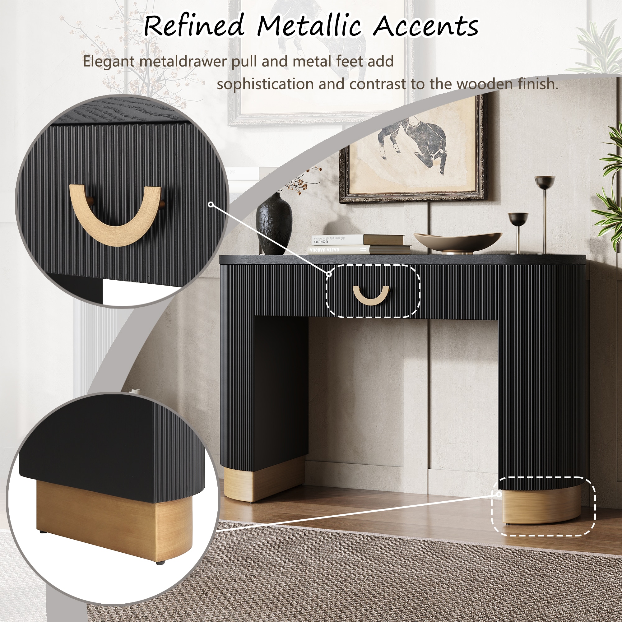 ModernLuxe N760P281361B Console-Sofa-Tables - View #16