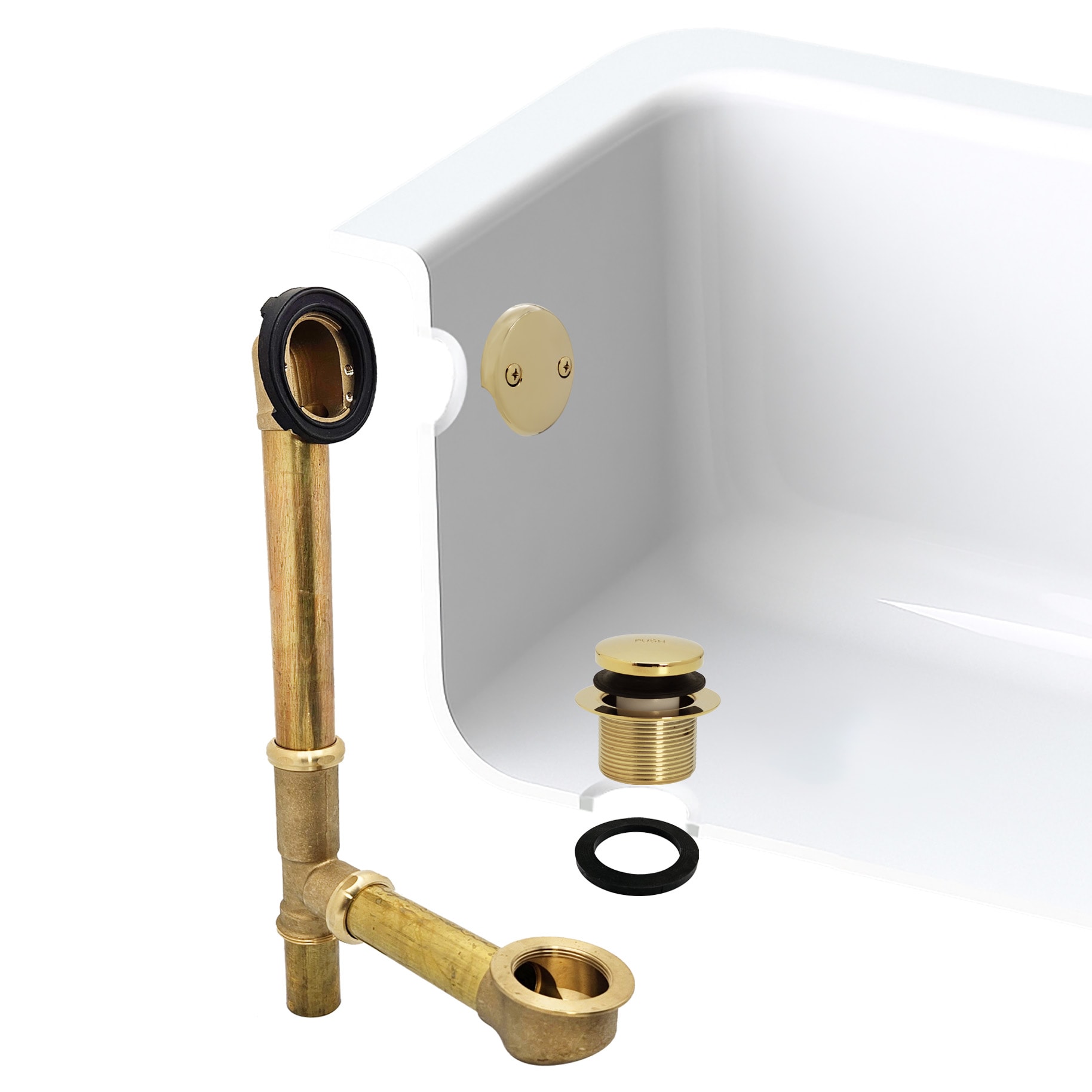 WESTBRASS D325-01 Tub-Drain-Accessories - View #5