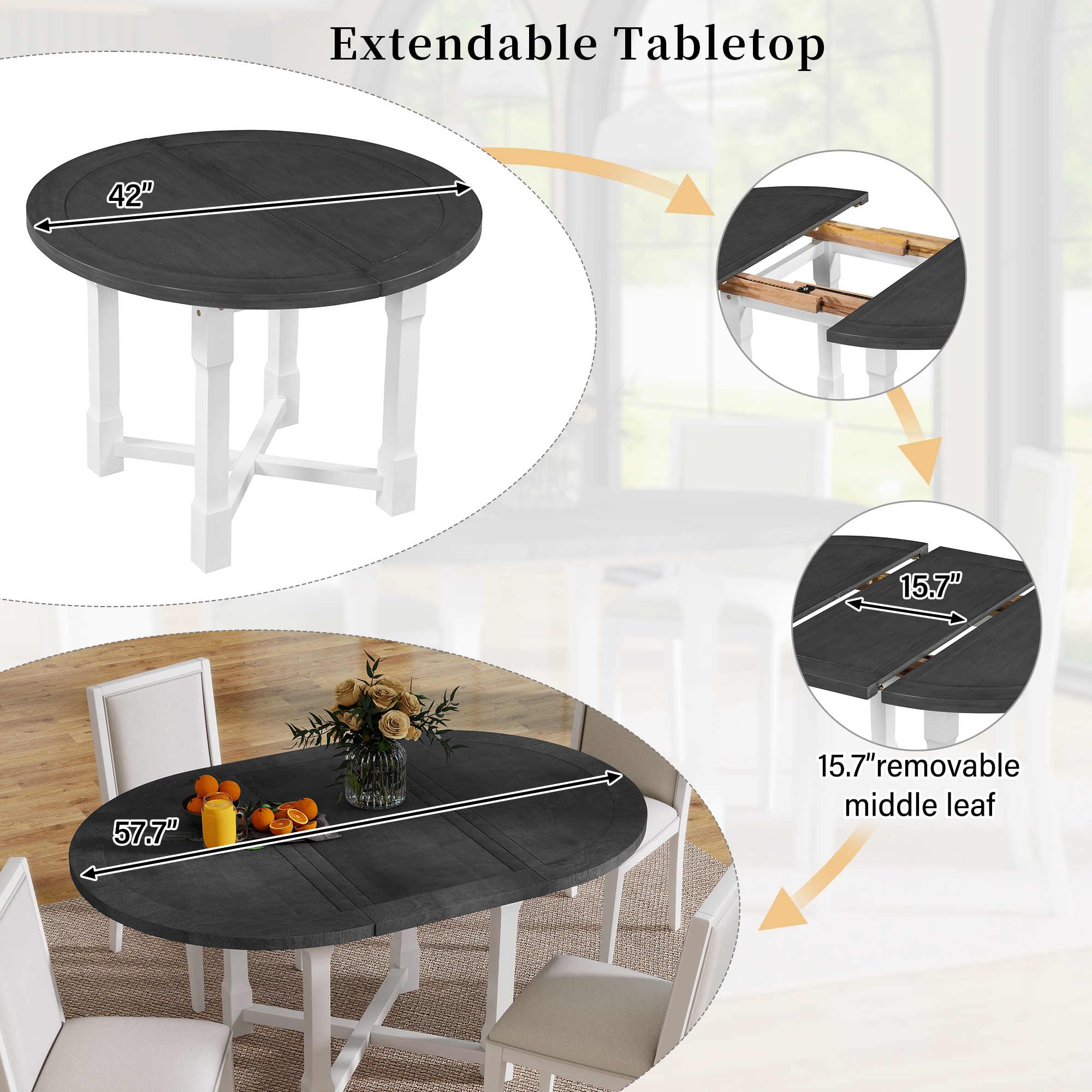 ModernLuxe L3P-ST000139AAE Dining-Sets - View #5