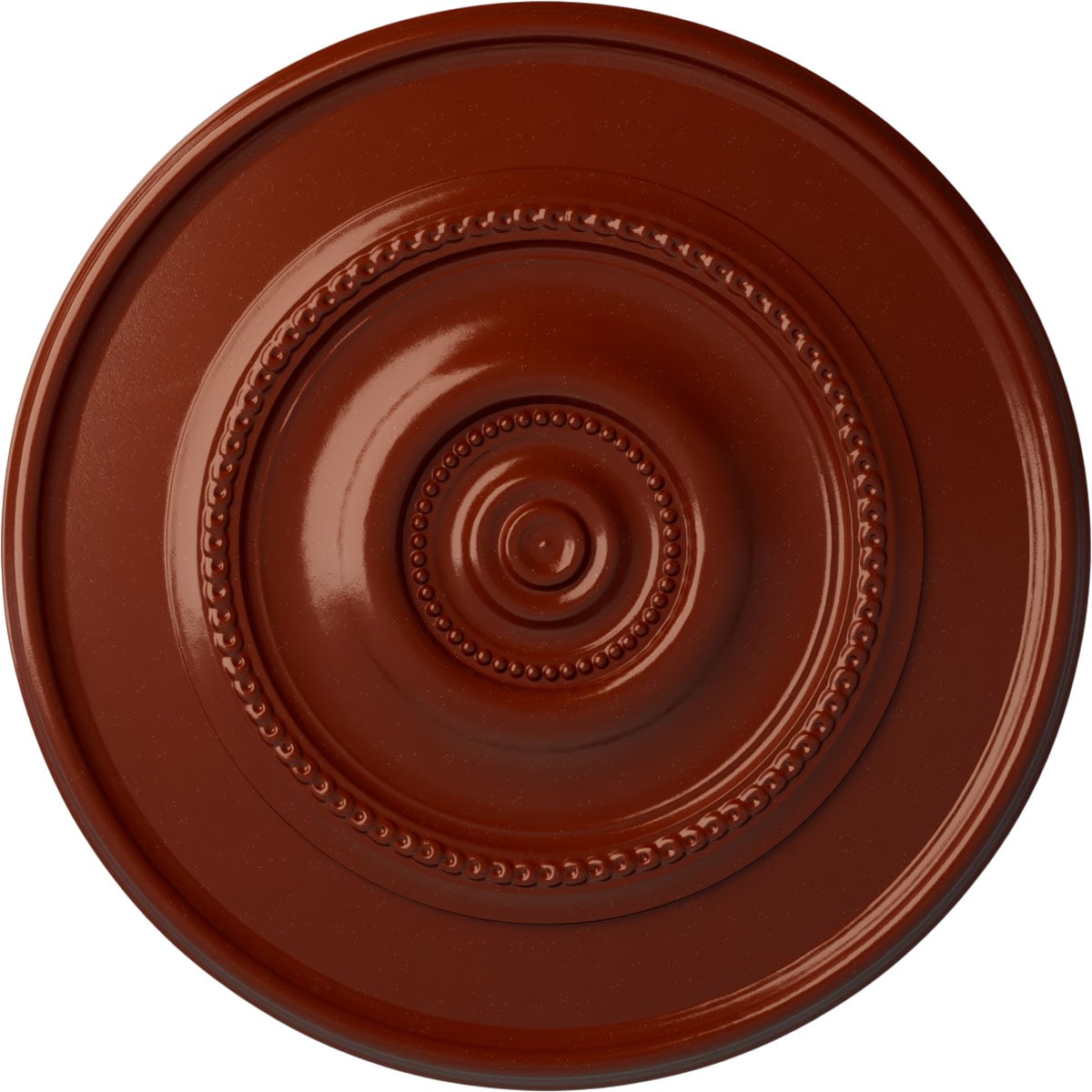 Ekena Millwork CM30DYFIF Dylar 30-in W x 30-in L Painted Firebrick Polyurethane Whole Ceiling Medallion