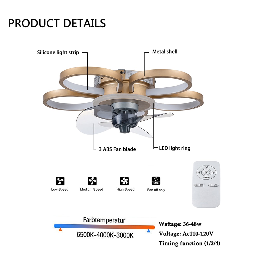 Oukaning HG-HCXLST-6389-US Ceiling-Fans - View #7
