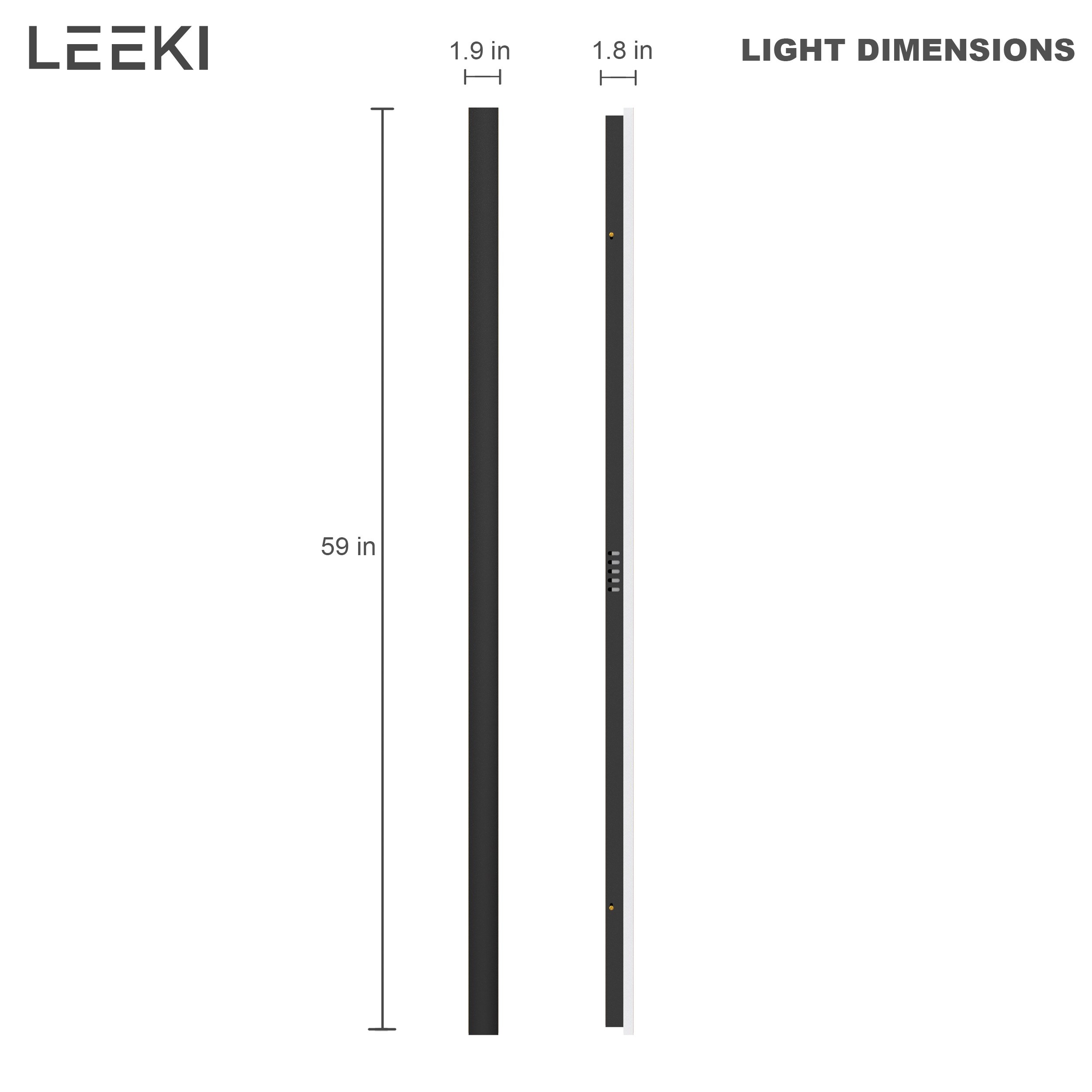 LEEKI LKI-1052 Outdoor-Wall-Lighting - View #3