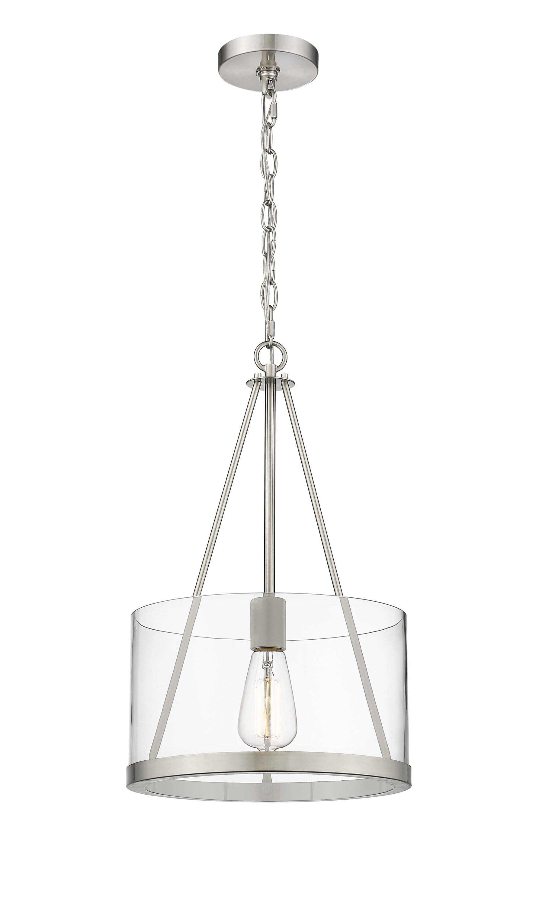 Innovations Lighting Marissa Brushed Satin Nickel Transitional Clear ...