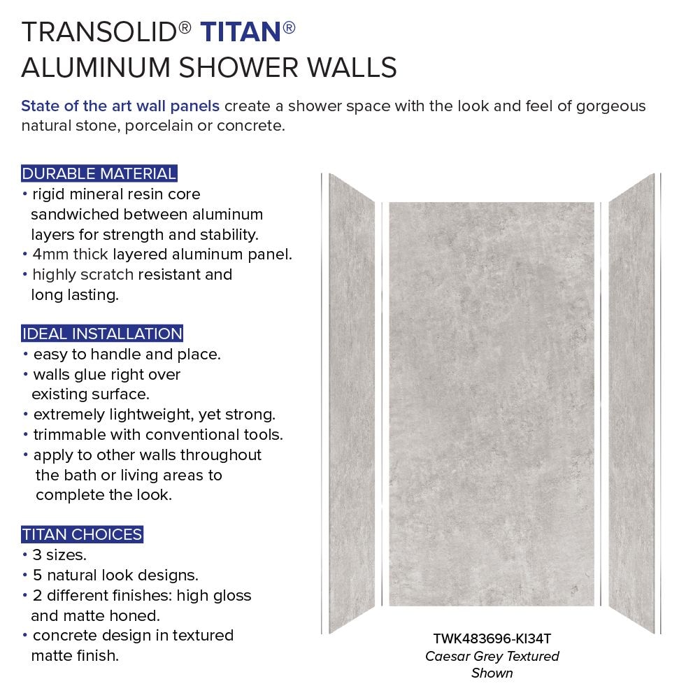 Transolid TWK483696-KI34T Shower-Wall-Surrounds - View #5