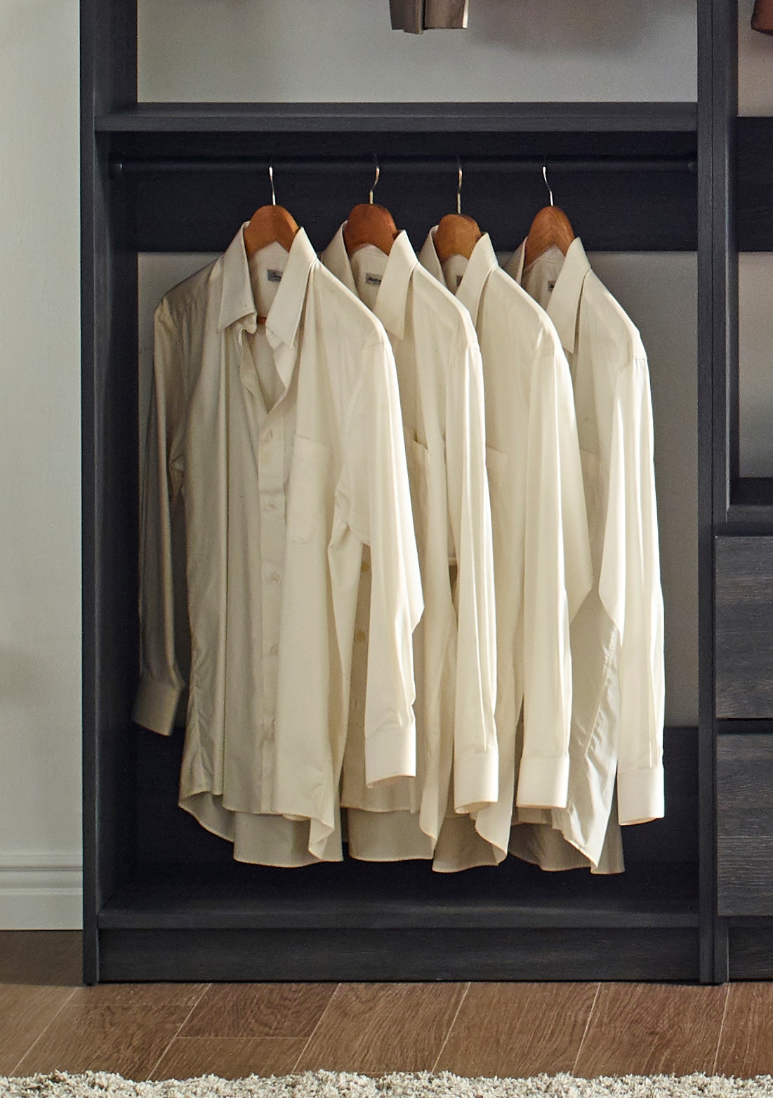 Klair Living PROSPER-ACD BLK Wood-Closet-Kits - View #3