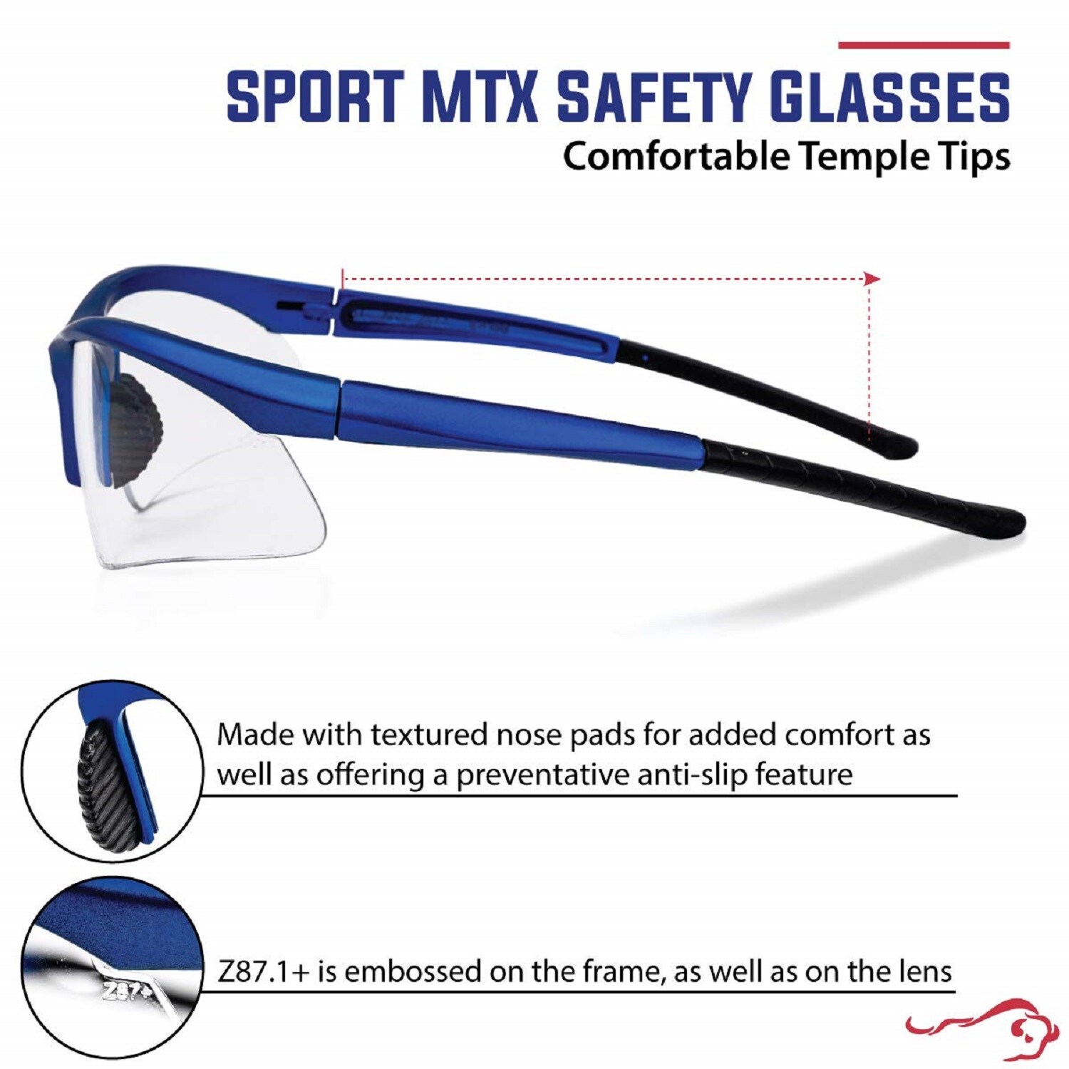 BISON LIFE SH-MTXSG-CLLBLT-24-2 Protective-Eye-Wear - View #5