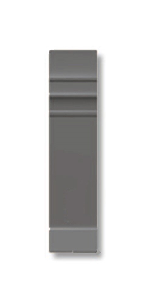 Flexco Merit Base Sculpture Gray 0.125-in T x 4.25-in W x 480-in L Vinyl Wall Base