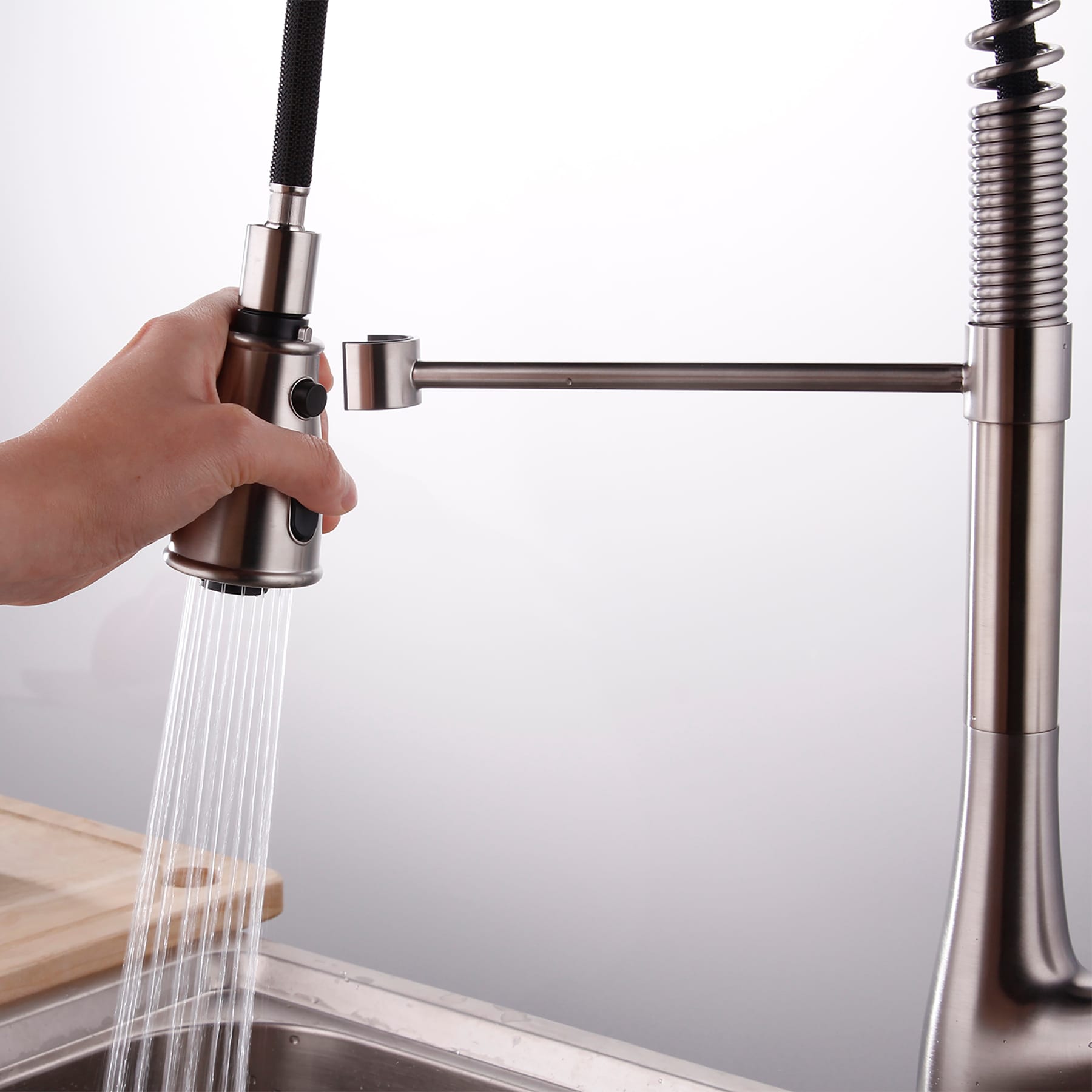 PF WaterWorks PF6011-SS Kitchen-Faucets - View #3