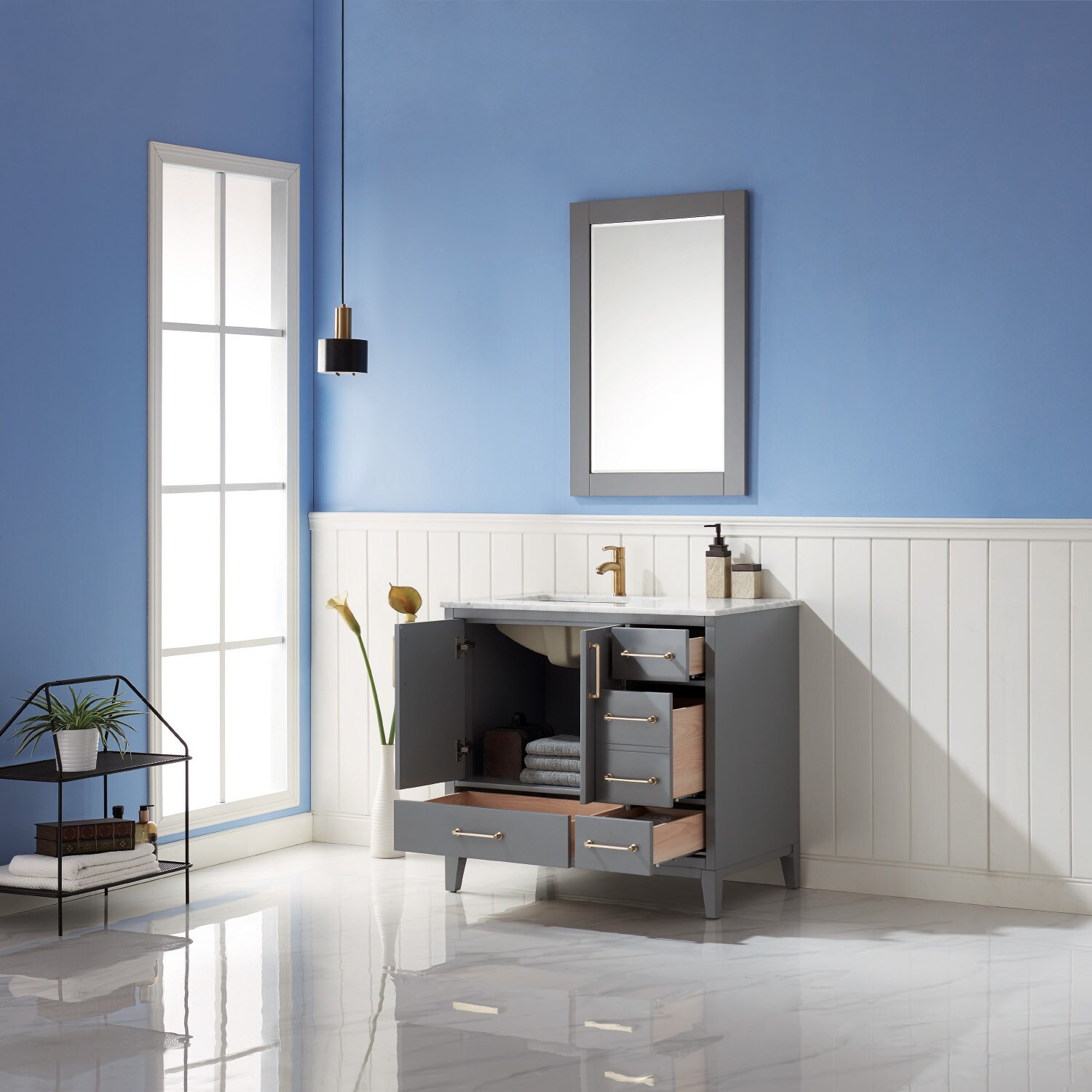 Altair 541036-GR-CA Bath-Vanity-Combo - View #7