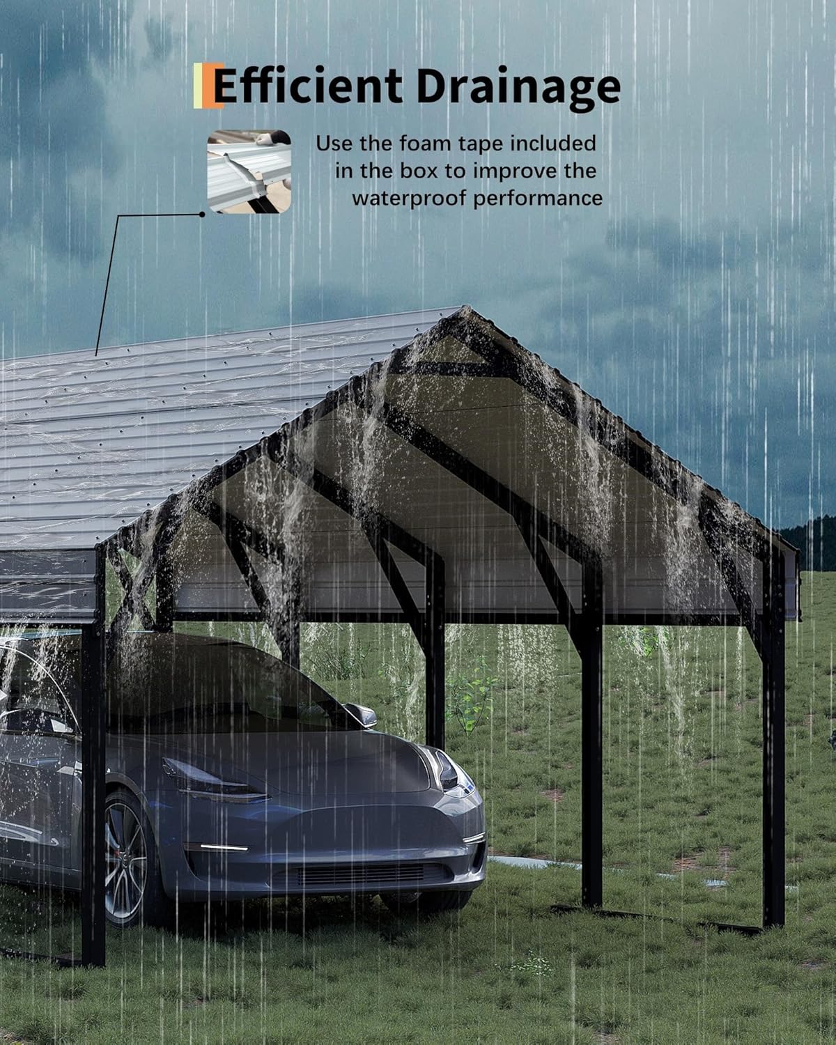 Garvee CBI-BMRCTGYHYZ Carport-Covers - View #3