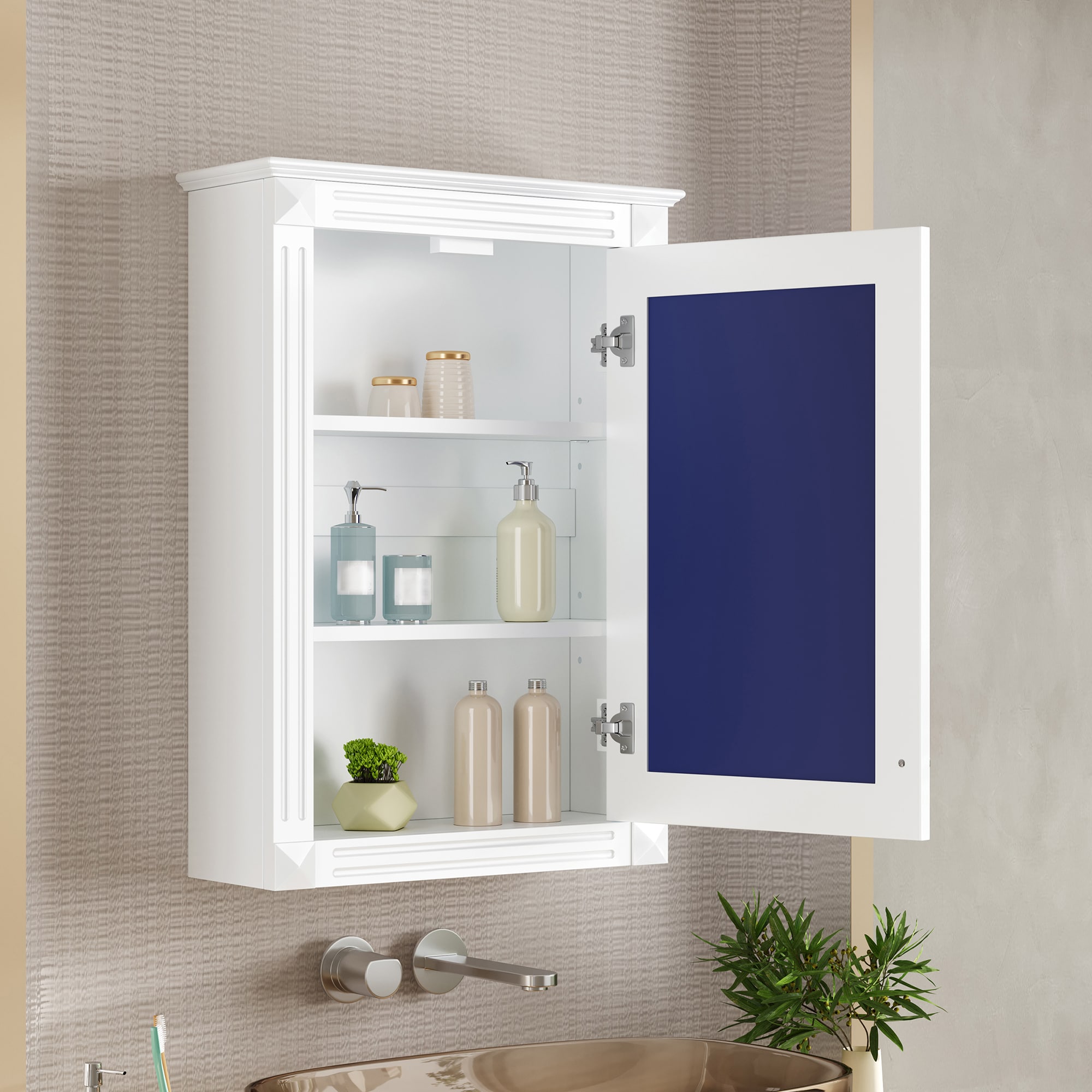 AAZJ BG-RD-2424-M Bathroom-Medicine-Cabinets - View #3