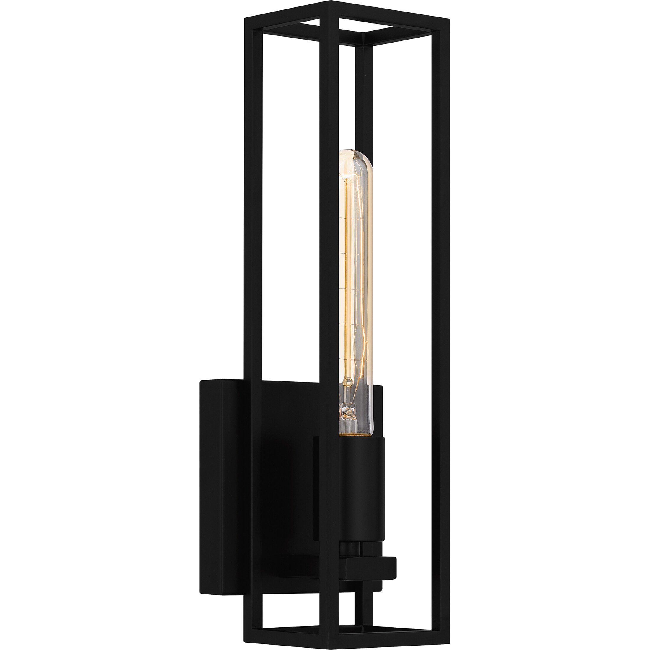 Quoizel LGN8605MBK Leighton 4.75-in 1 -Light Matte Black Modern/contemporary Vanity light