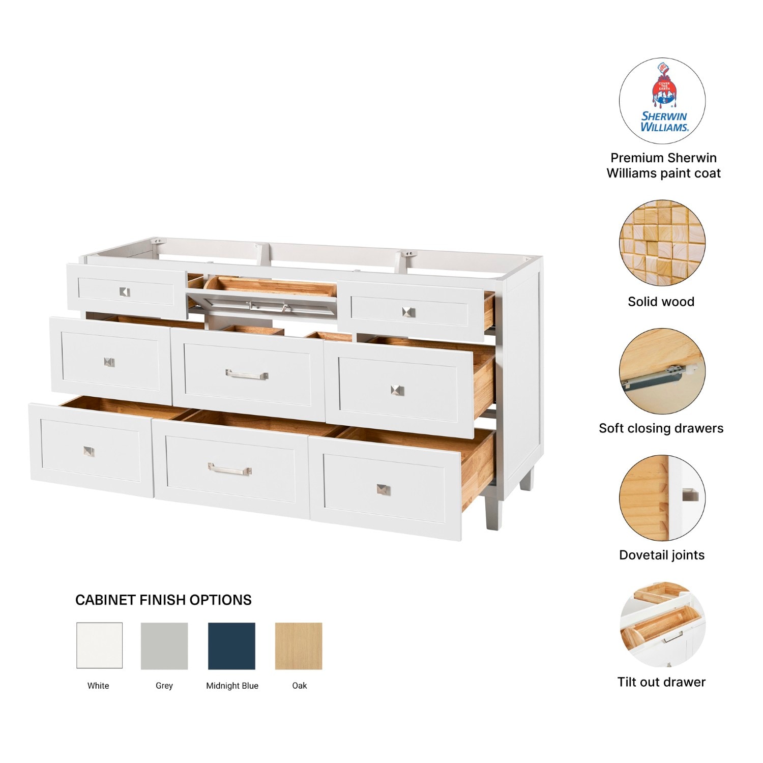 ARIEL B66-BC-WHT vanities - View #5