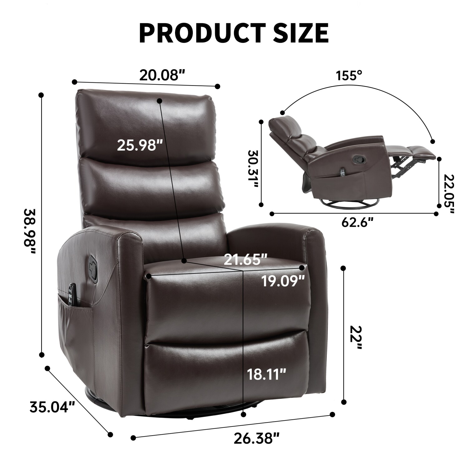 Streamdale Furniture W3224P321865 recliners - View #7