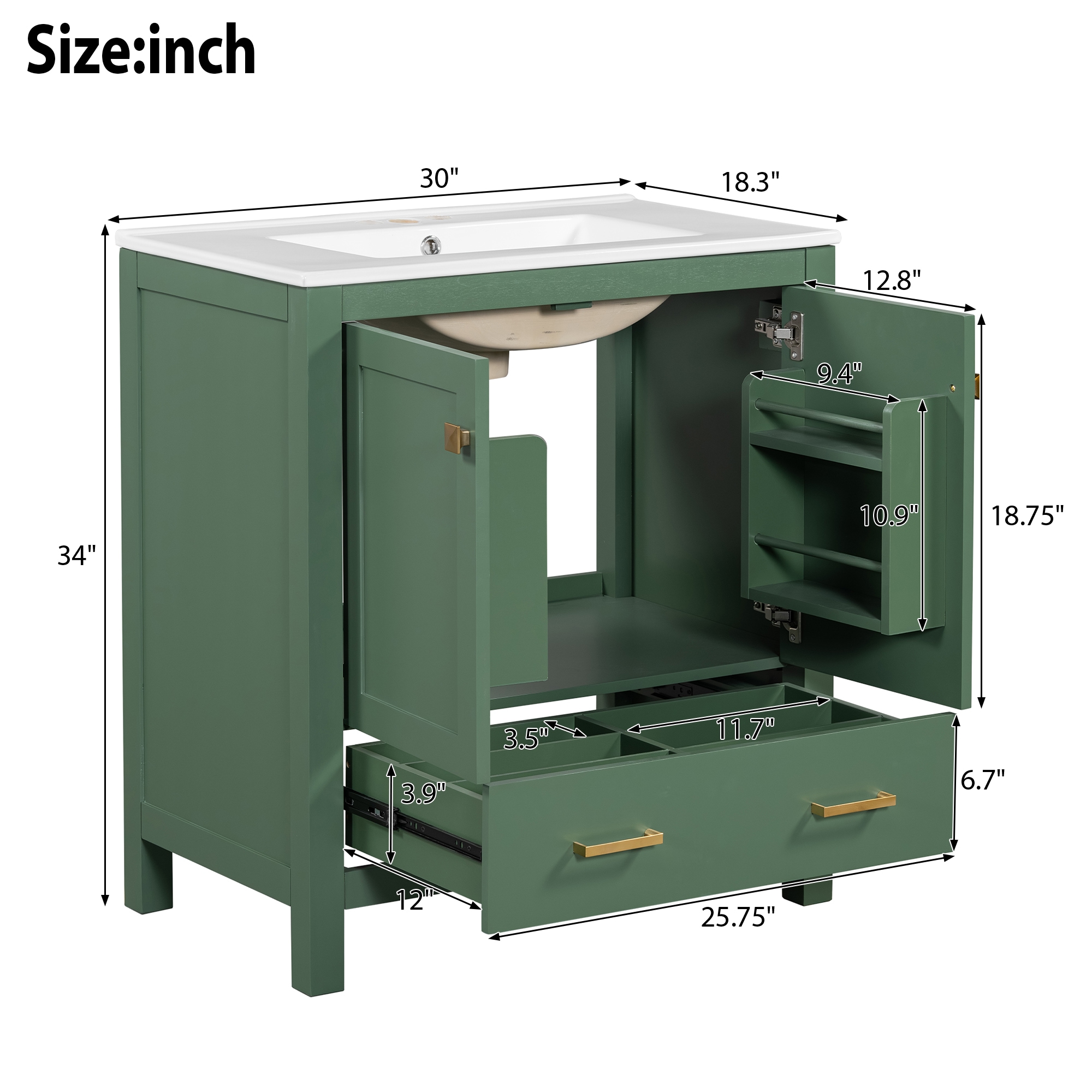 LOVMOR SF-WO-N729P000001F Bath-Vanity-Combo - View #9