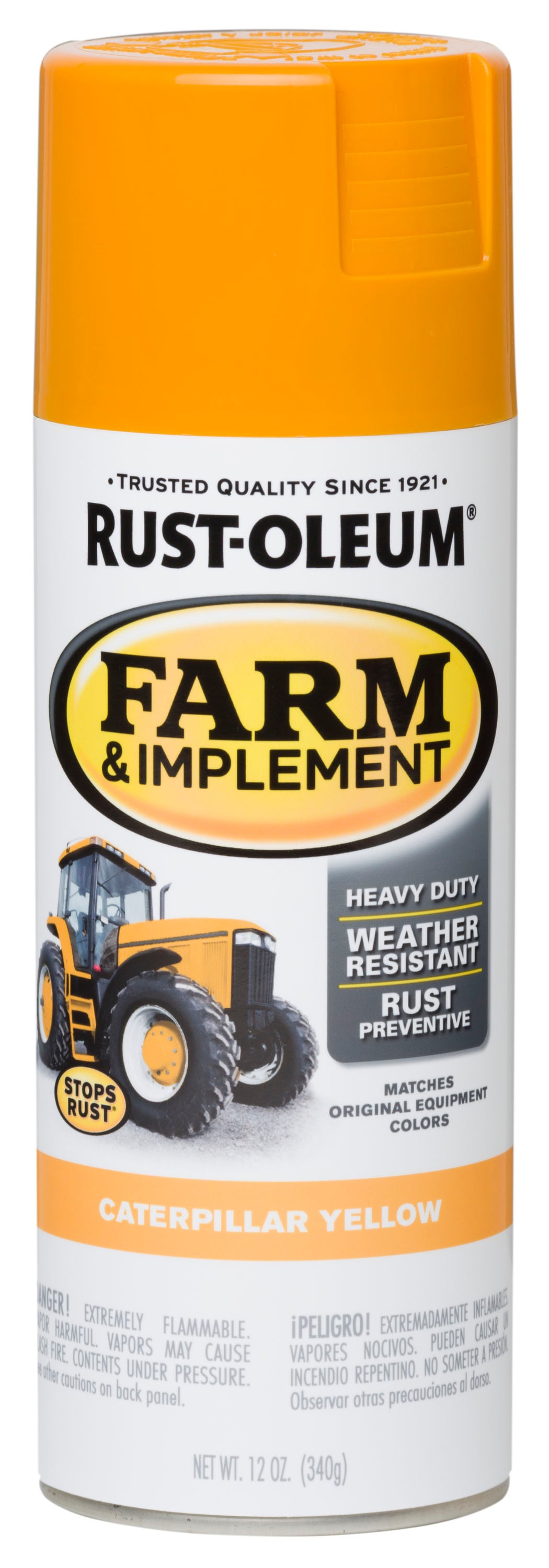 Rust-Oleum Gloss Caterpillar Yellow Exterior Oil-based Industrial Enamel  Paint (1-Gallon)