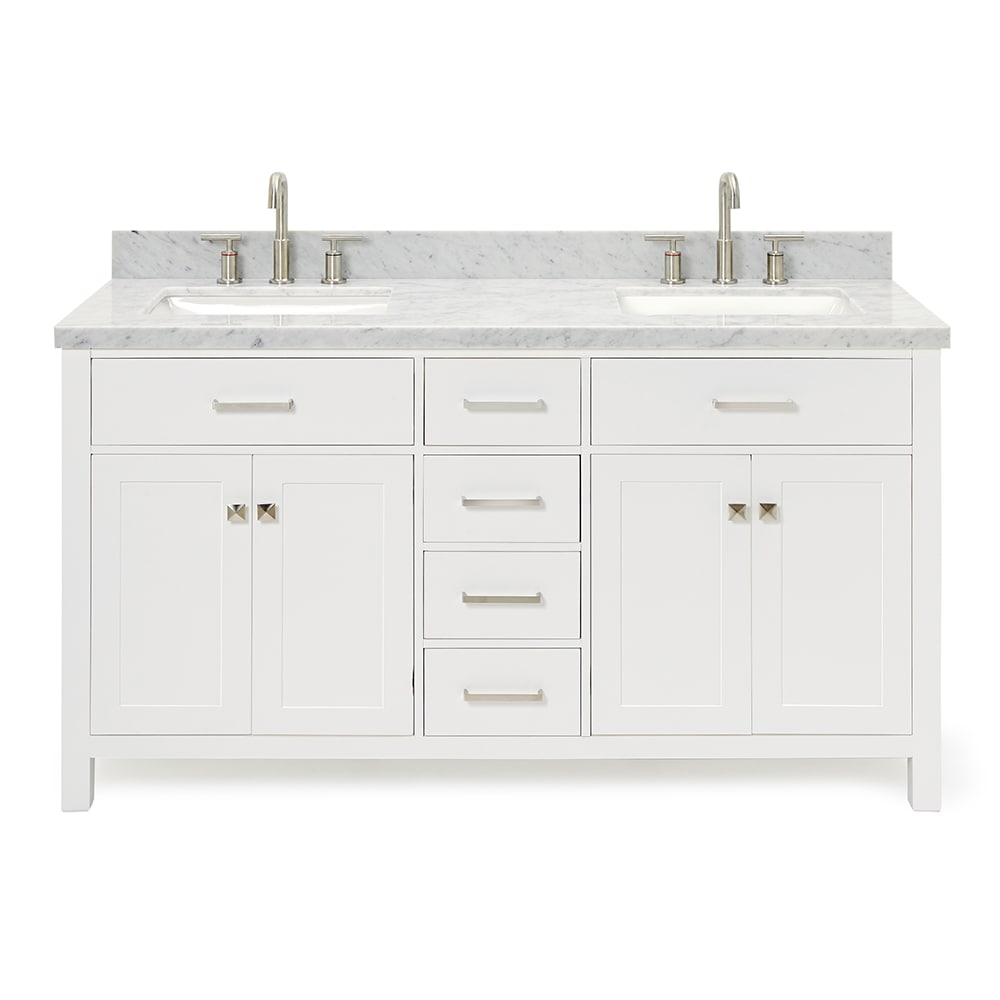 Beaumont Decor 60-in Bathroom Vanities with Tops at Lowes.com