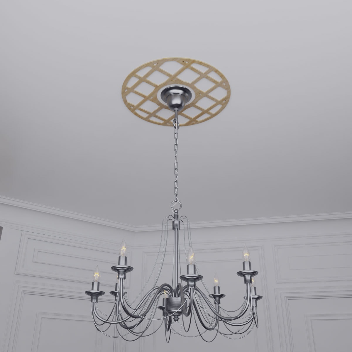 Ekena Millwork CMWP20X20X0250ONHI Ceiling-Medallions - View #11