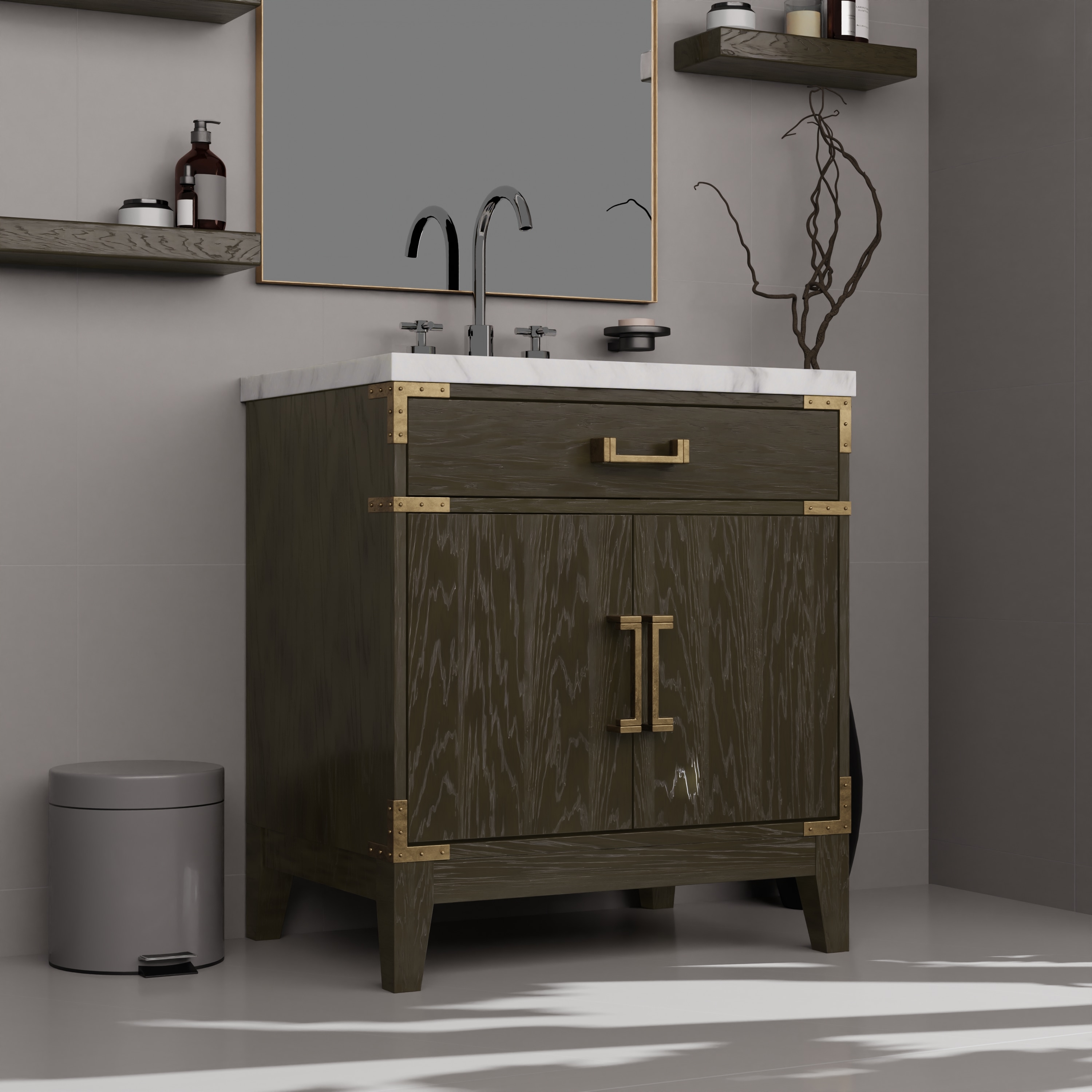Lexora LVW30SK100 Bath-Vanity-Combo - View #12
