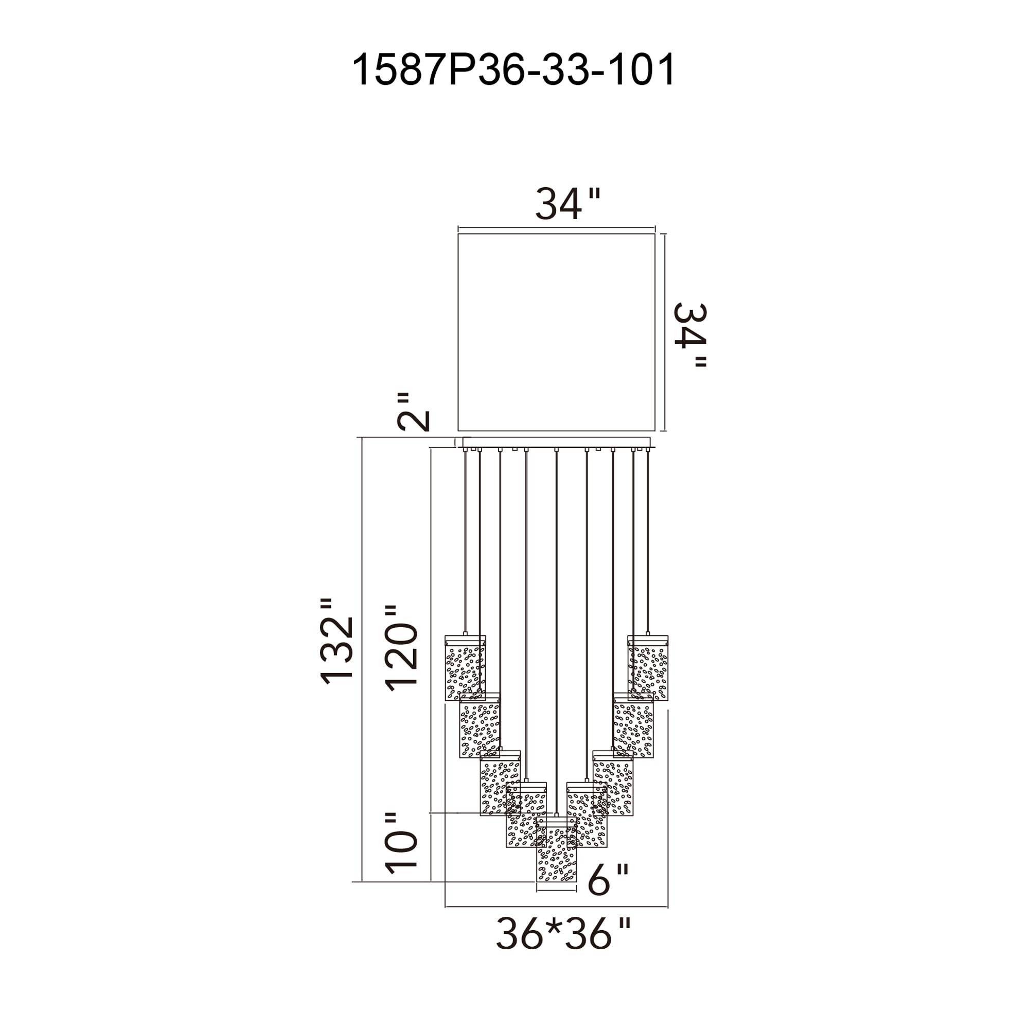 CWI Lighting 1587P36-33-101 b090015 - View #7