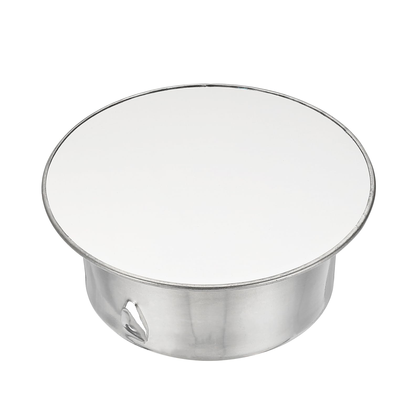 Ahfiwaso Adjustable Stainless Steel Chimney Hole Cap 3 Point 5 Inch Round Flue Pipe Cover for Kitchen Bathroom Balcony Sewer Rooftop Vent Silver 1 Piece