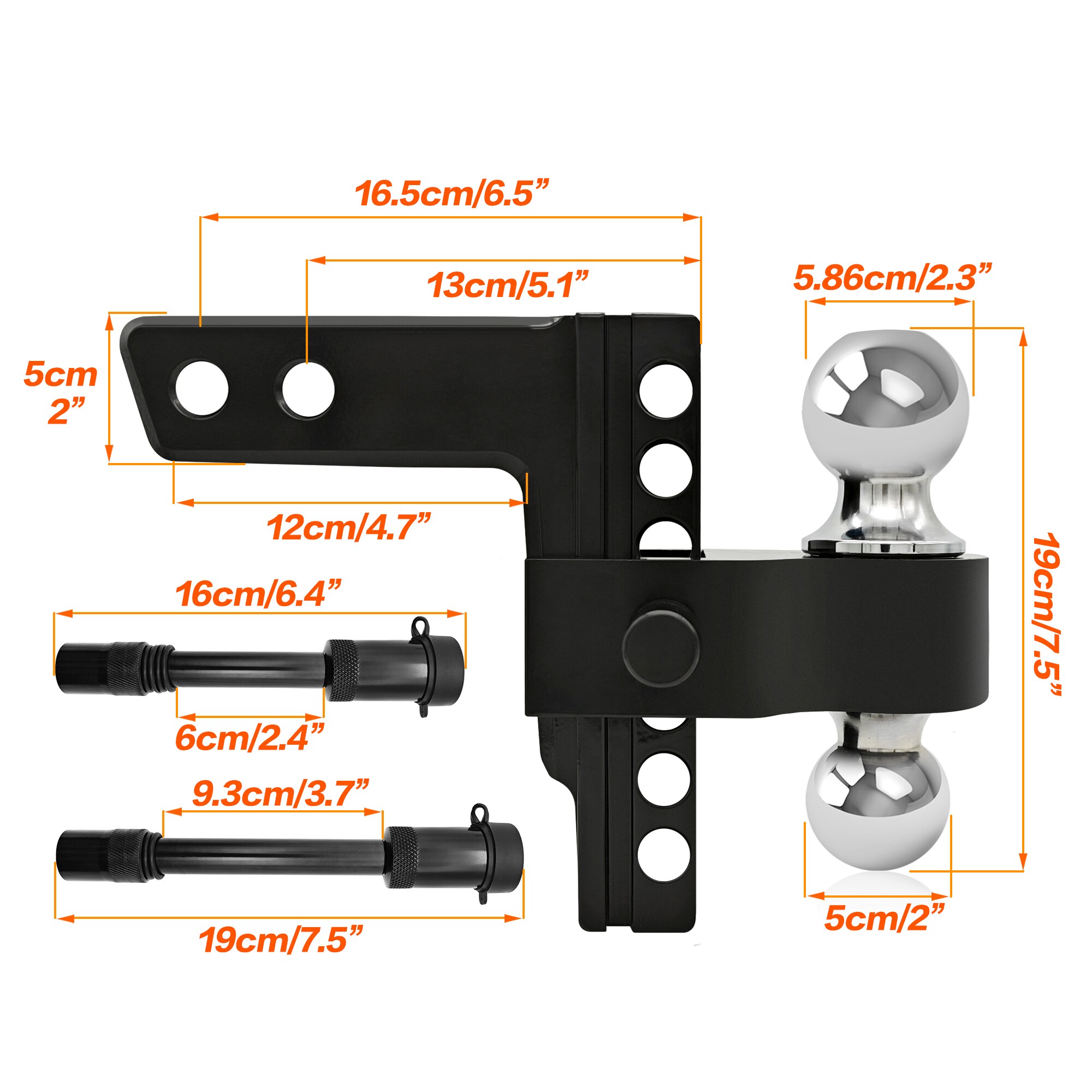 Kahomvis JT-2QP214-05 Ball-Mounts - View #3