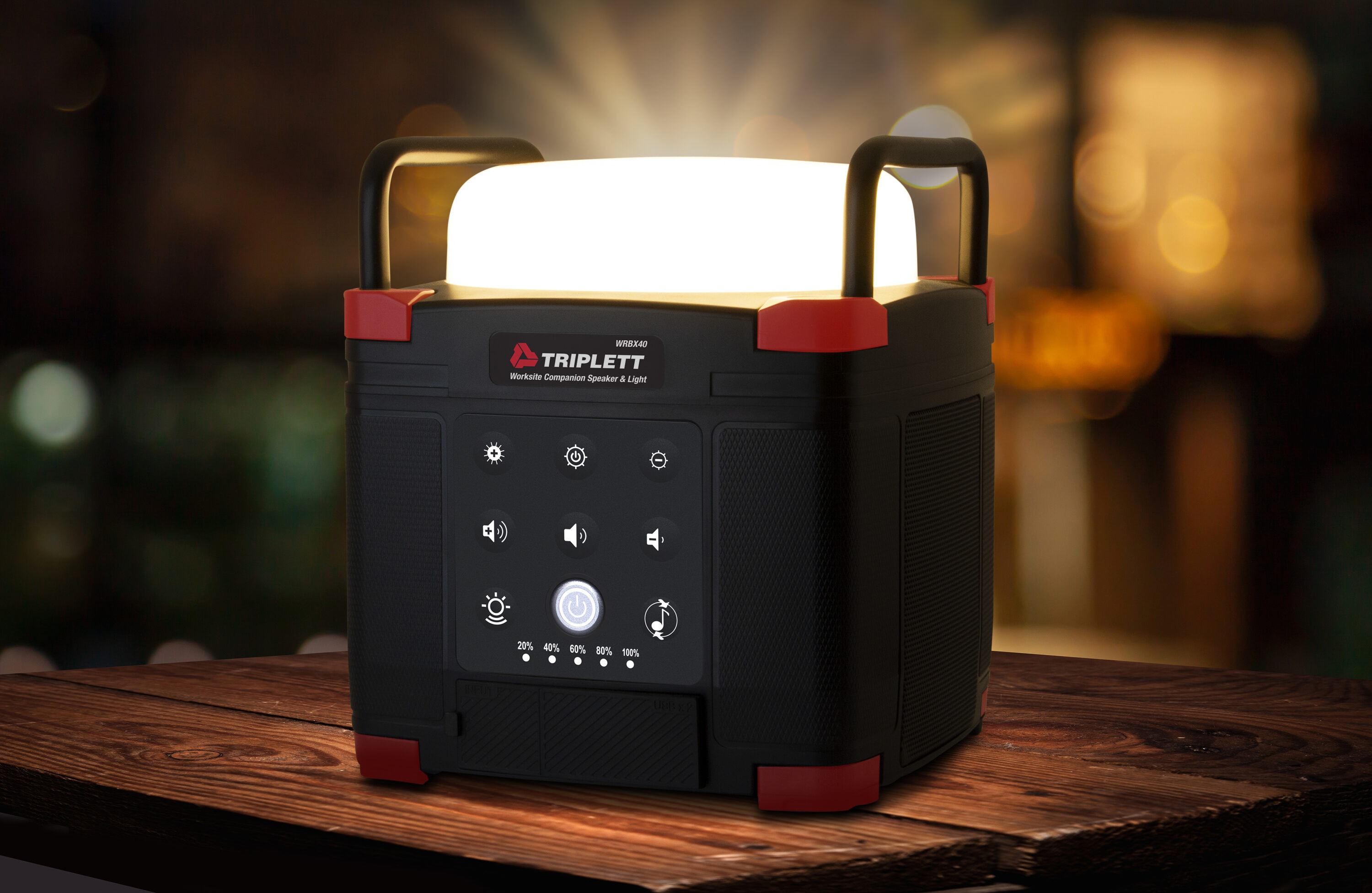 TRIPLETT WRBX40 Portable-Speakers - View #4