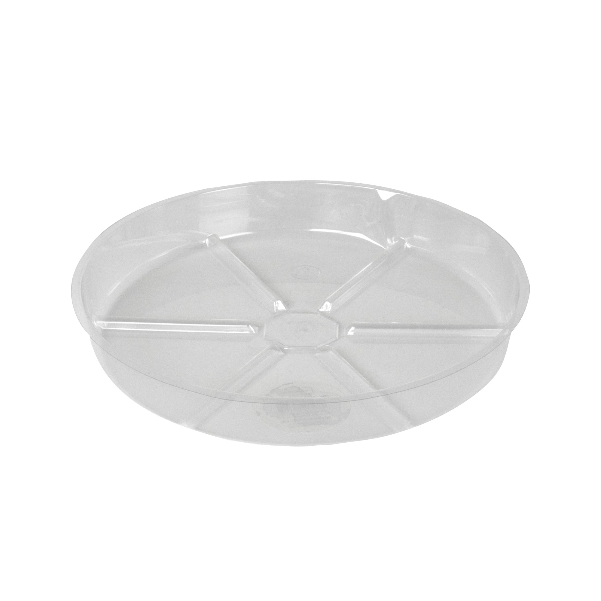 Gardener's Blue Ribbon TS10 10-Inches Clear Plastic Plant Saucer