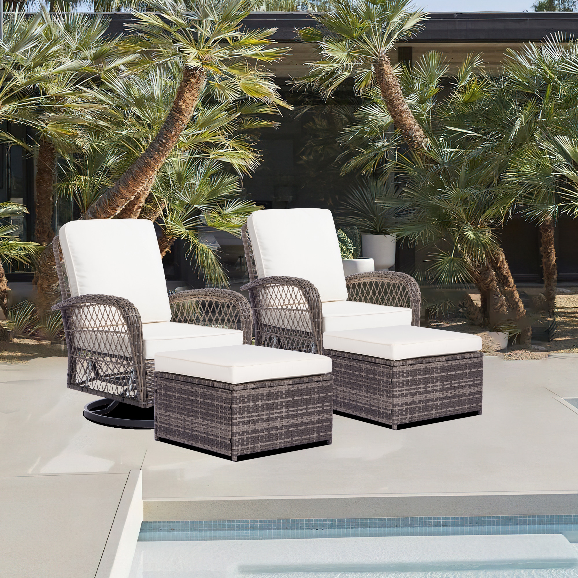 JEAREY TZMSSF04-BG Patio-Conversation-Sets - View #2