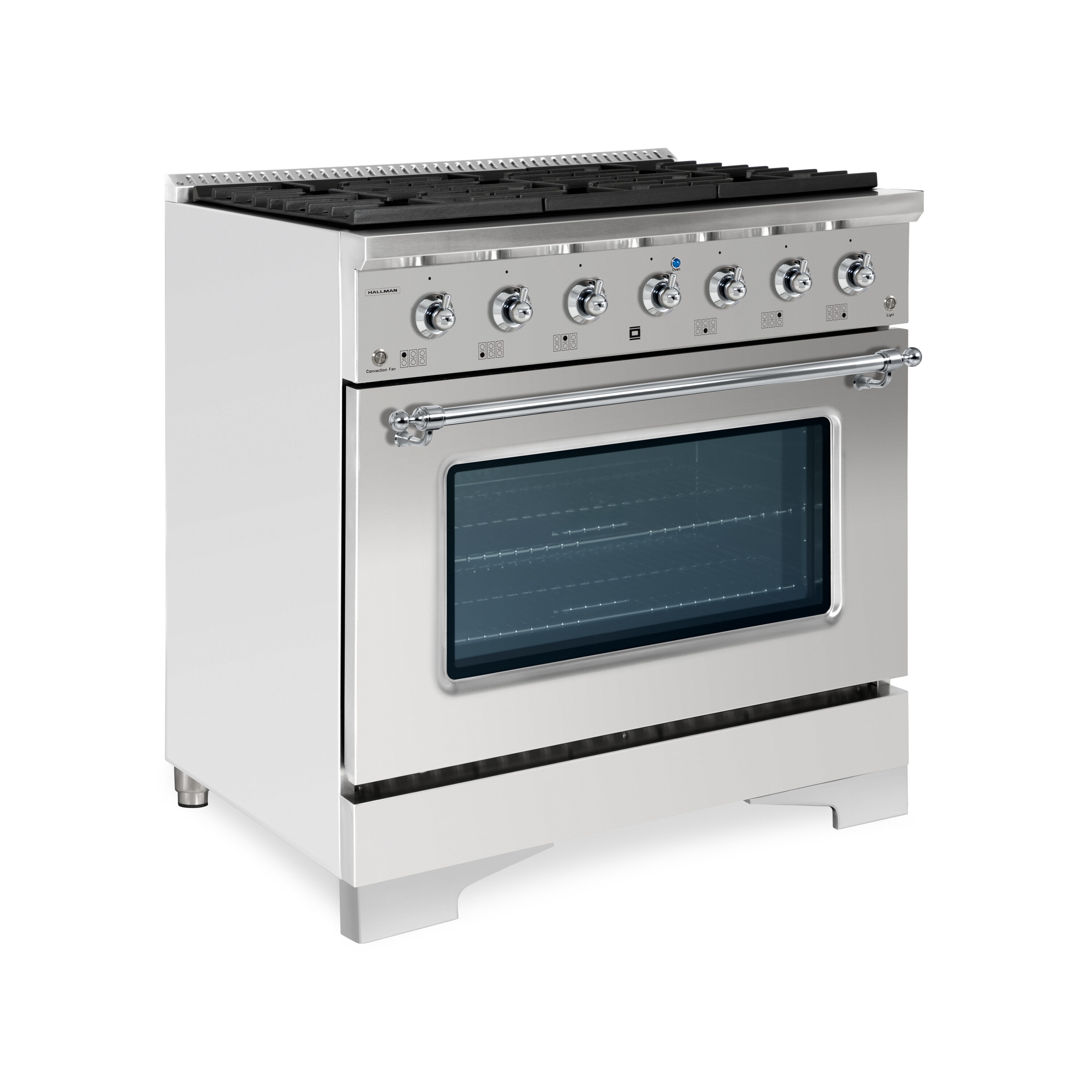 Hallman HCLRDF36CMSS Dual-Fuel-Ranges - View #3
