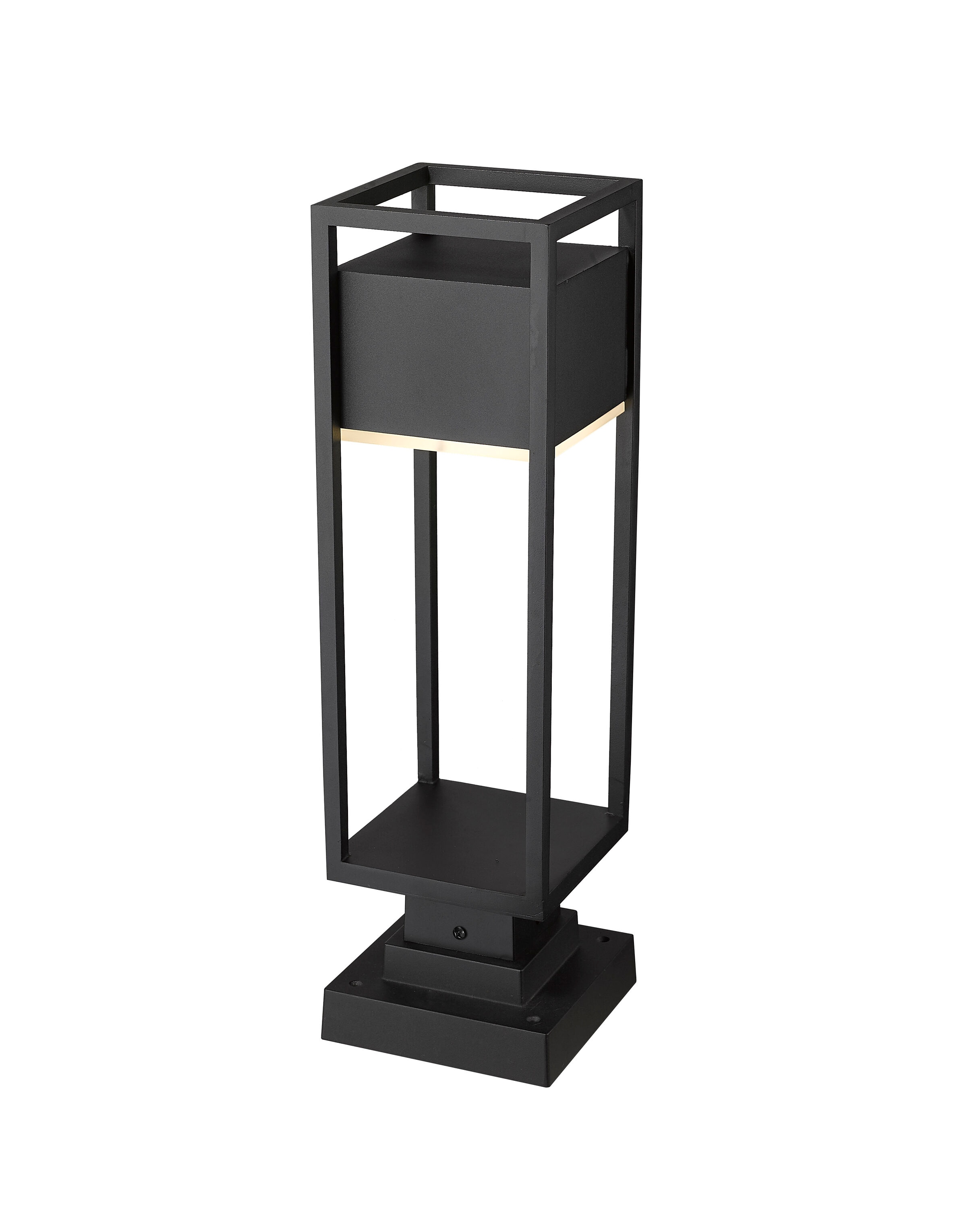 Z-Lite 585PHMS-SQPM-BK-LED Post-Lights - View #3