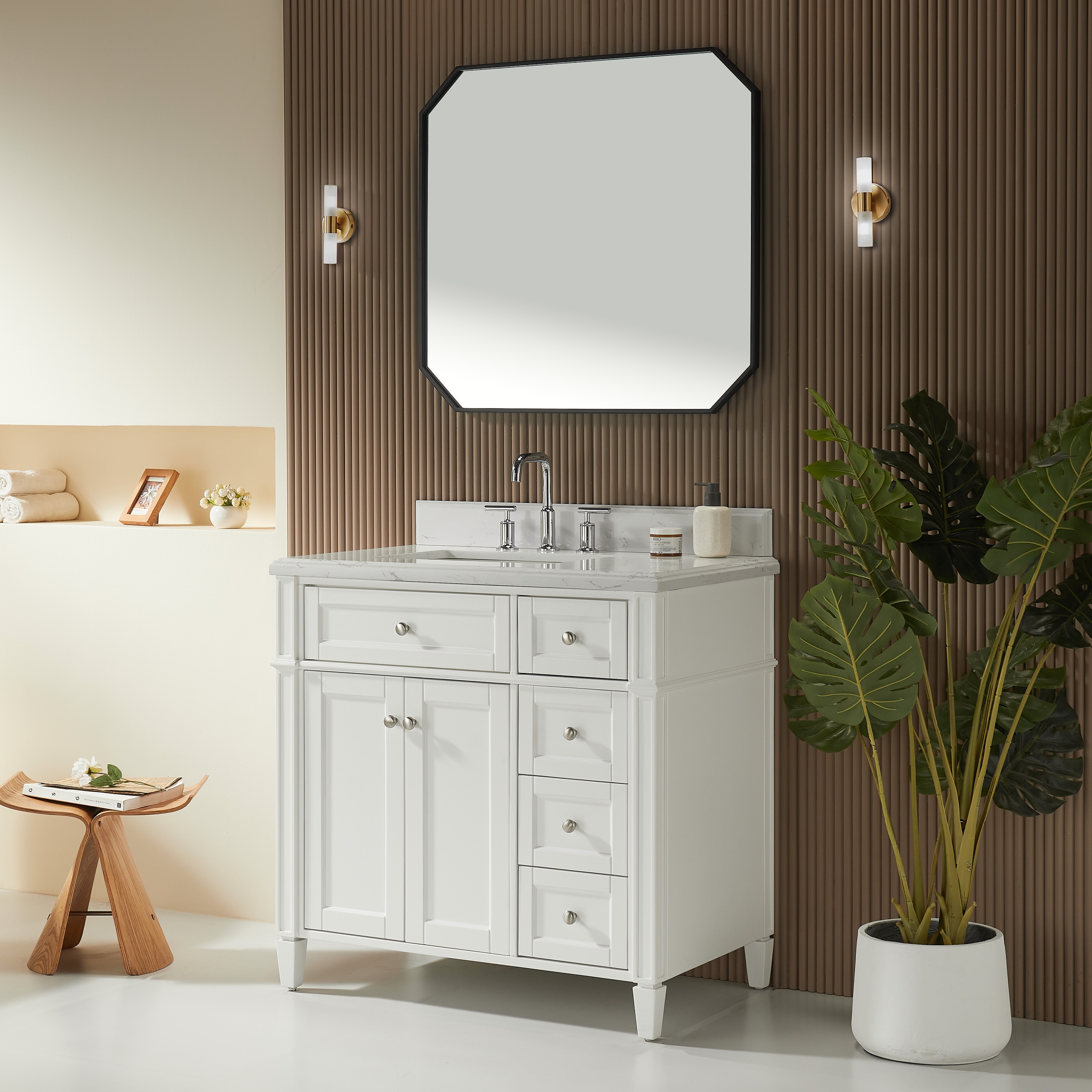 WELLFOR WA-9648-DH Bath-Vanity-Combo - View #8