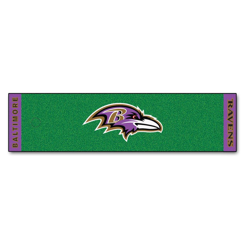FANMATS 9003 7-ft x 1.5-ft NFL Putting Green Mat Putting Green