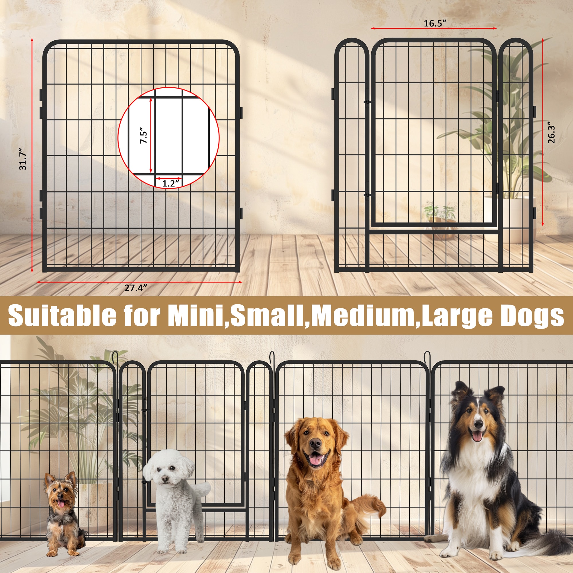 Gaierptone CRX4PU0YDM5 Pet-Crates-Carriers - View #3