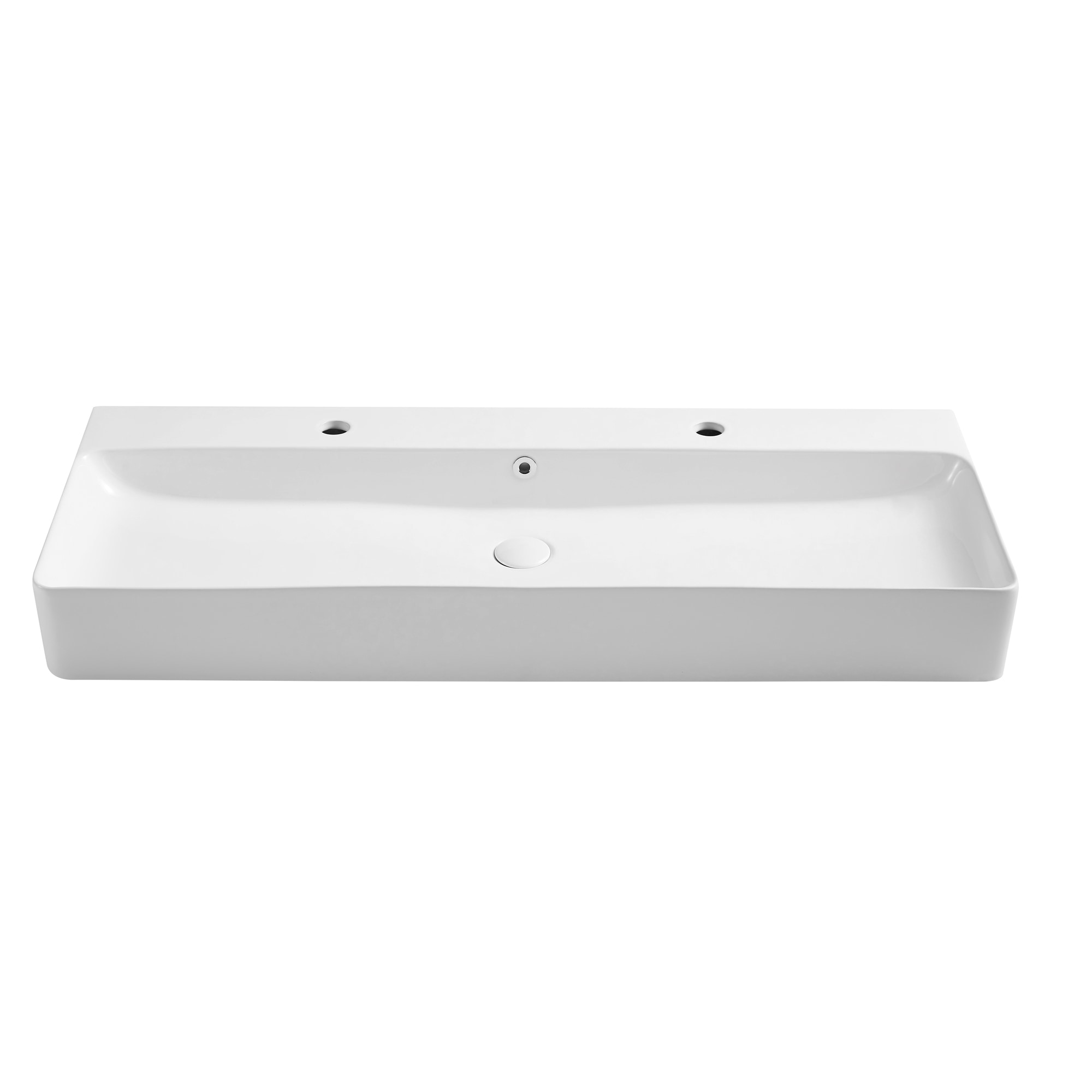 Eridanus Turner Vitreous China Wall-mount Rectangular Trough Modern ...