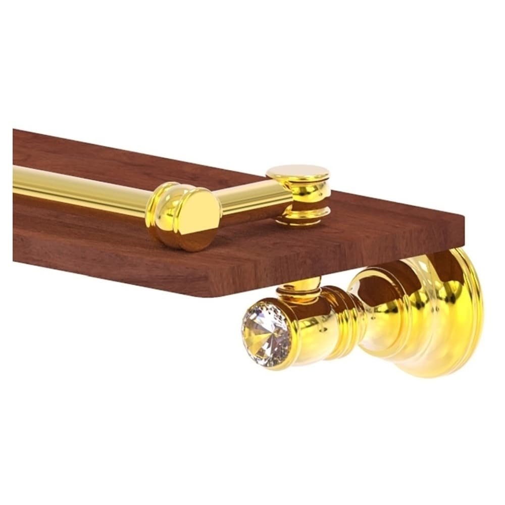 Allied Brass CC-1-22-GAL-IRW-PB Bathroom-Shelves - View #2