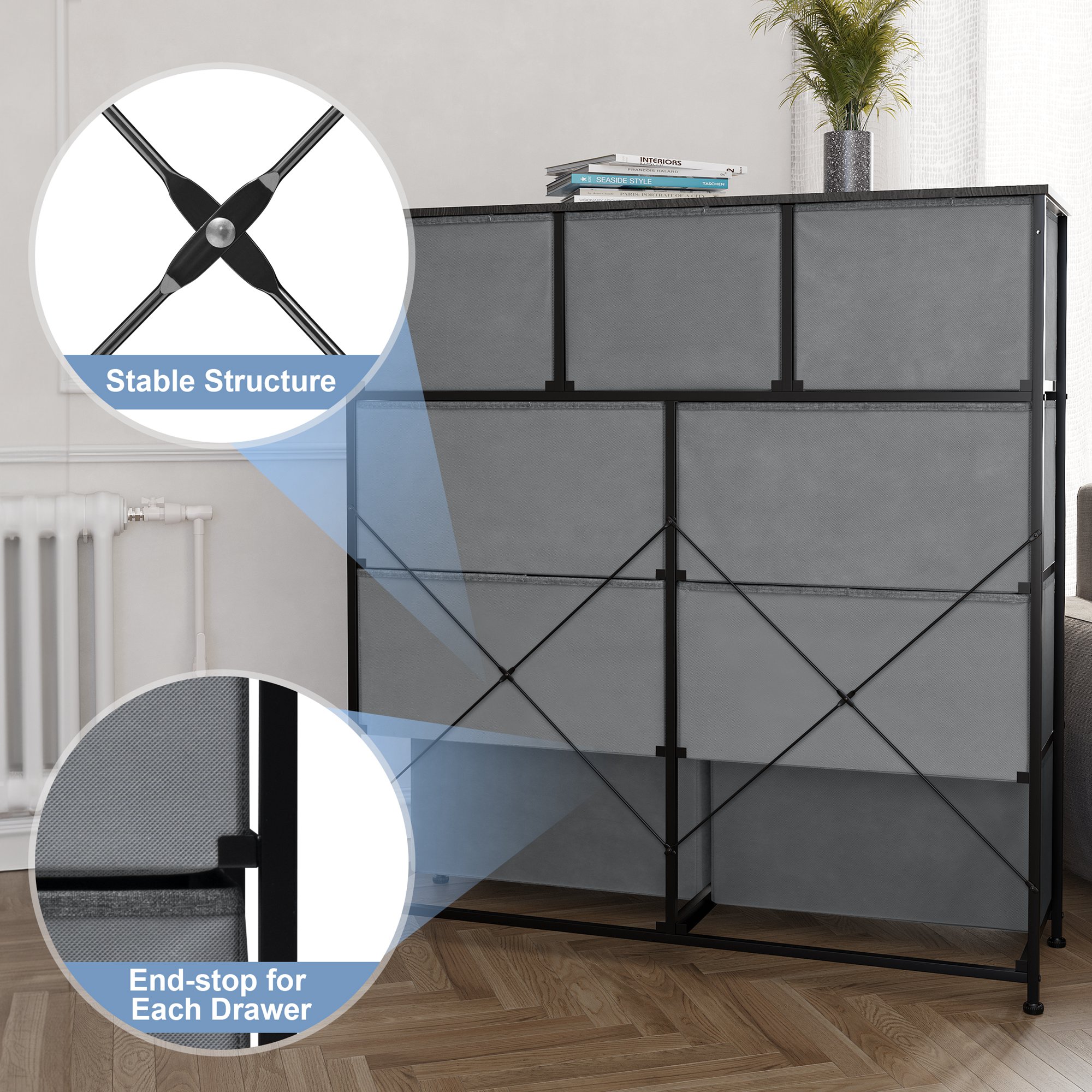 Crestlive Products CL-HD016GRY dressers - View #4