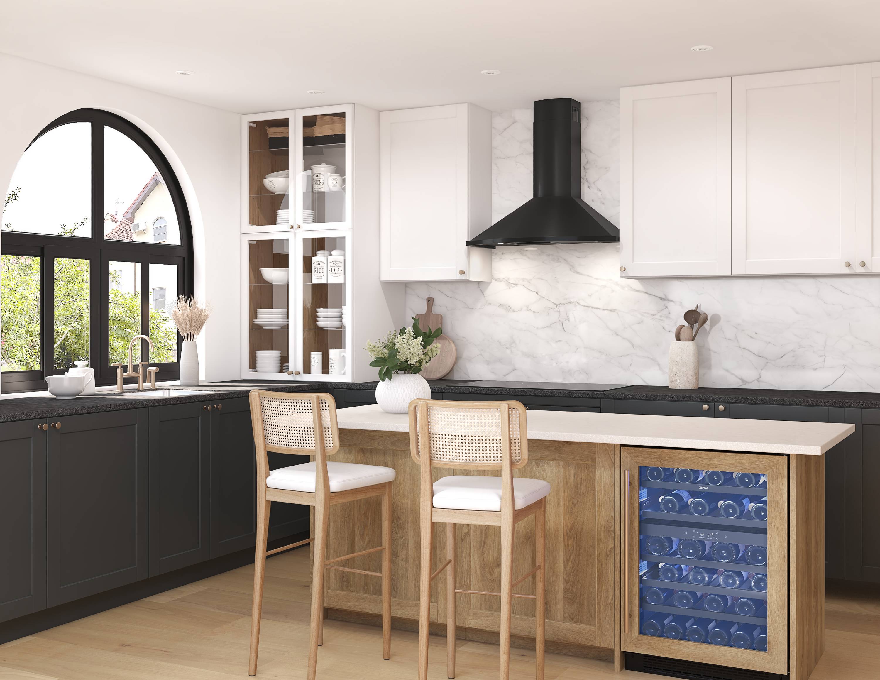 Zephyr ZSA-M90FB Wall-Mounted-Range-Hoods - View #3