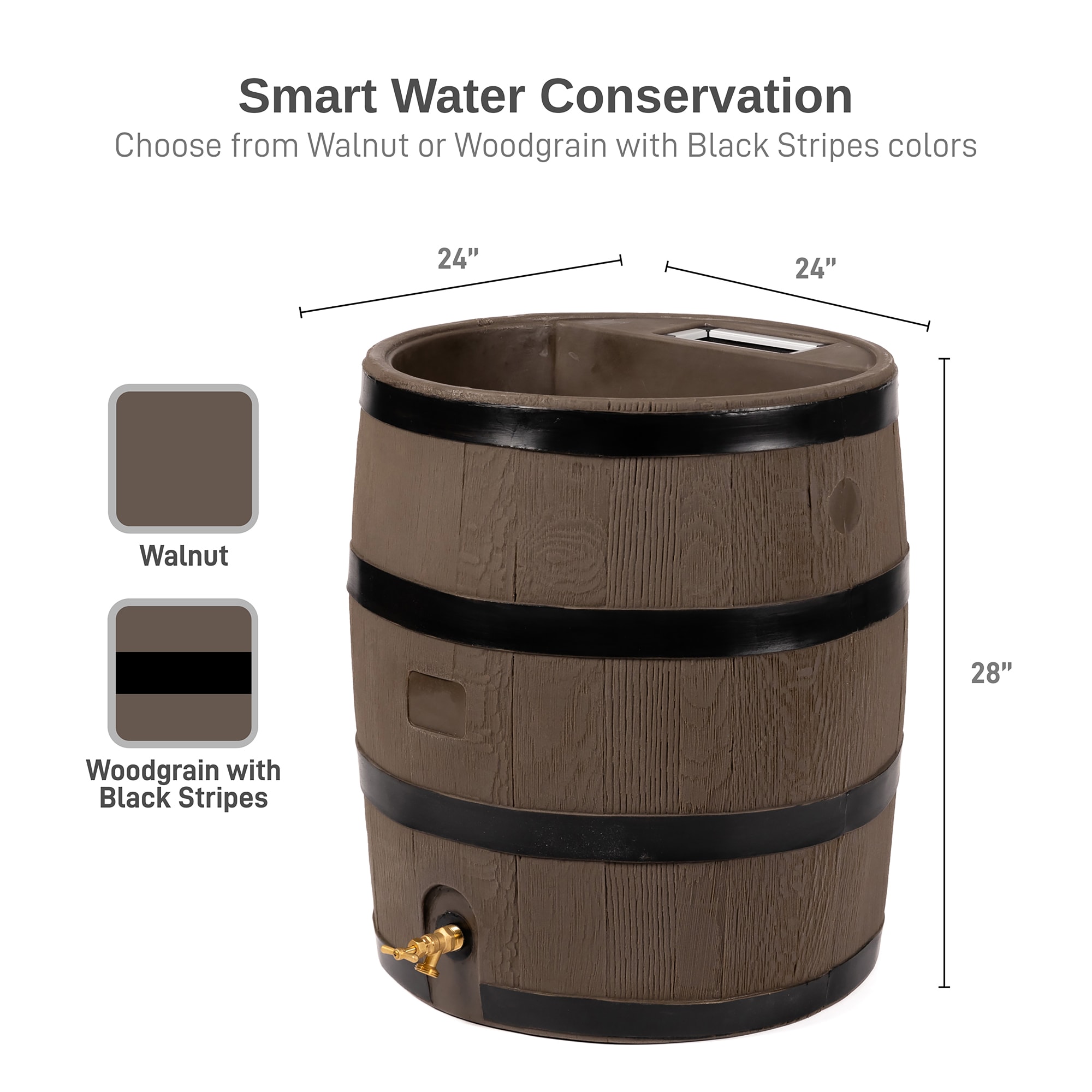 RTS Home Accents 551300200A5681 Rain-Barrels - View #5