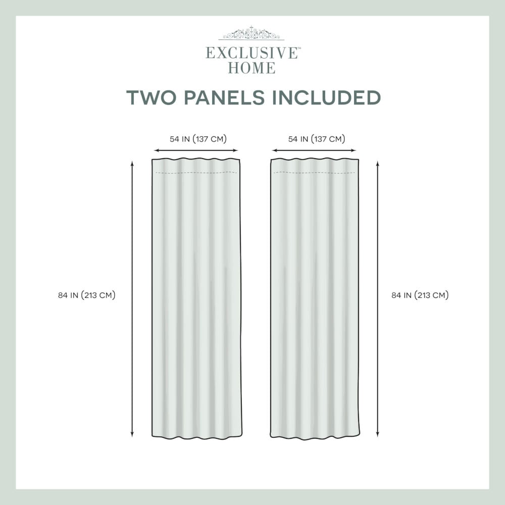 Exclusive Home EH8362-01 2-84H curtains - View #6