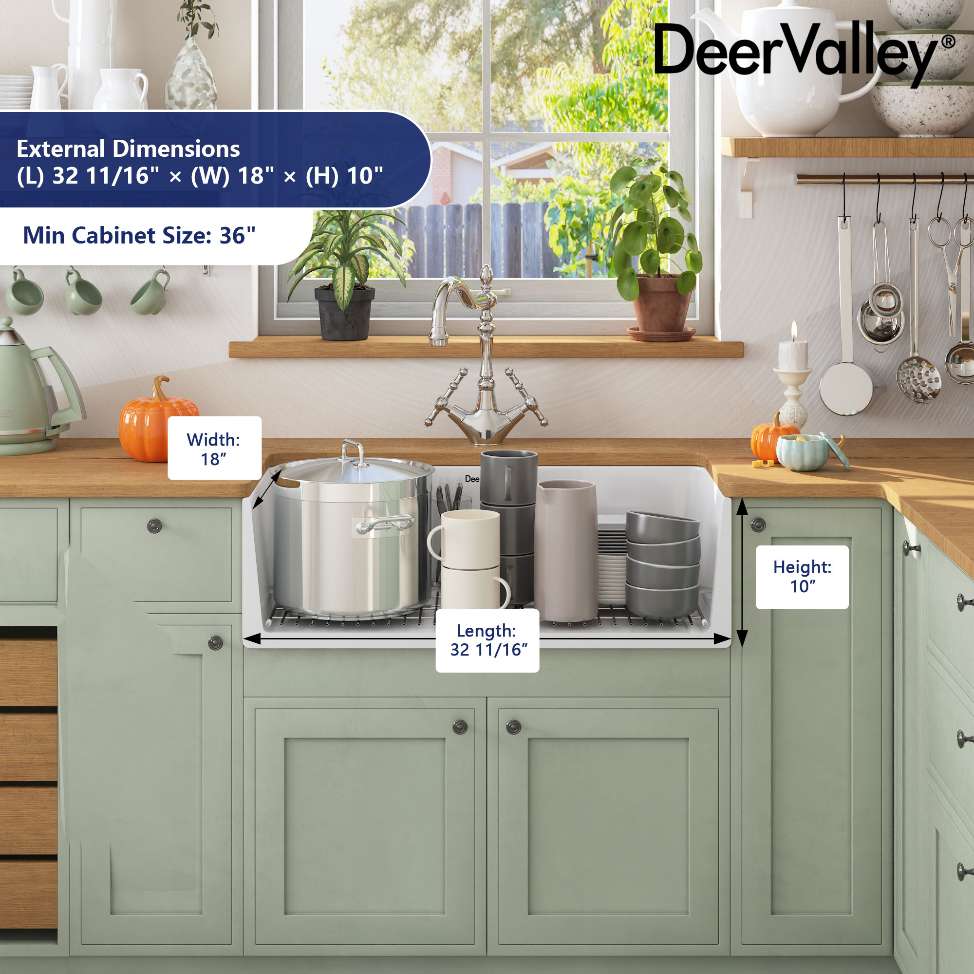 DeerValley DV-1K502 Kitchen-Sinks - View #13