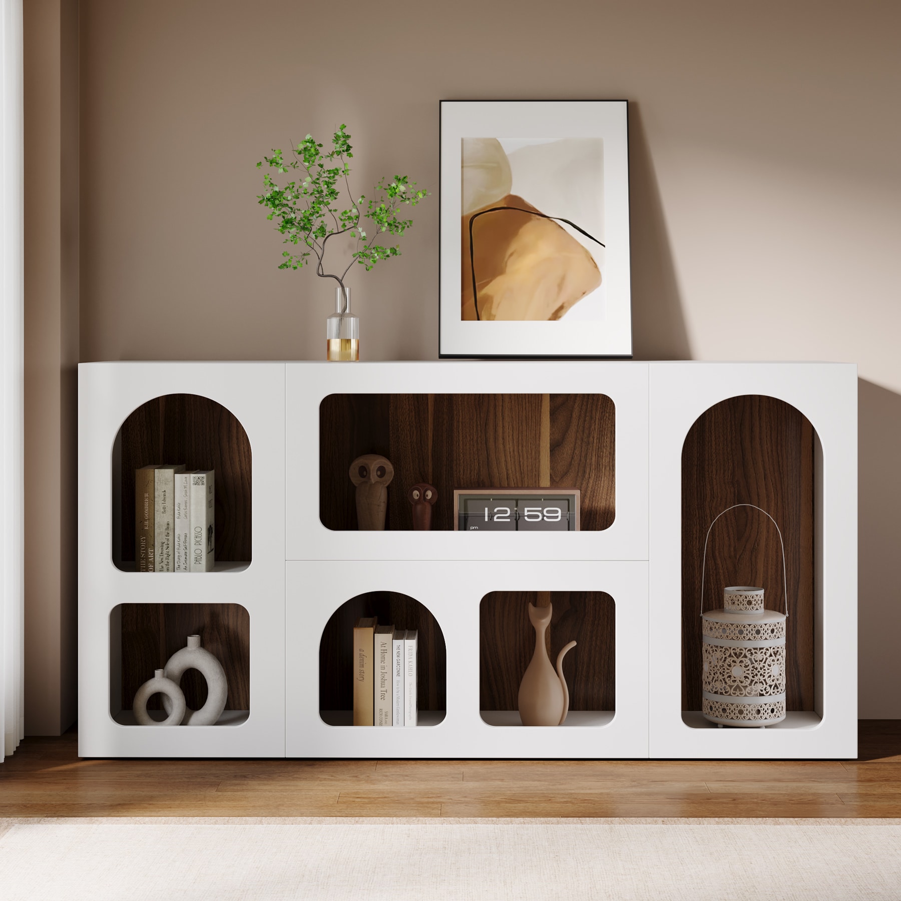 Fnova LWTJ-J0290 Console table Modern Finished Console table