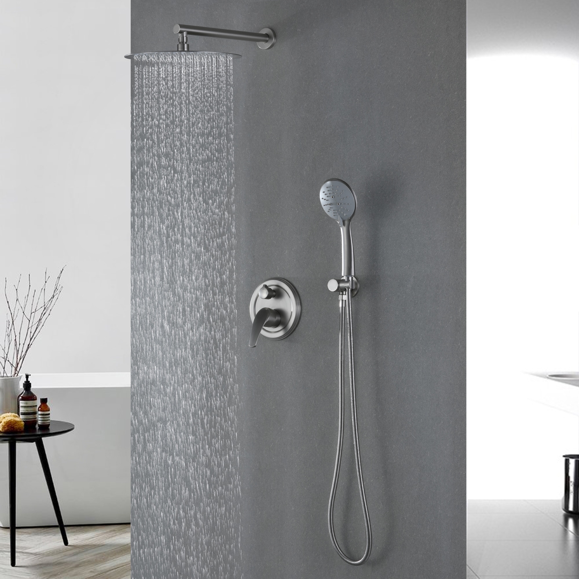 WELLFOR SPA-88040BN-12 Showerhead-Bar-Panels - View #8