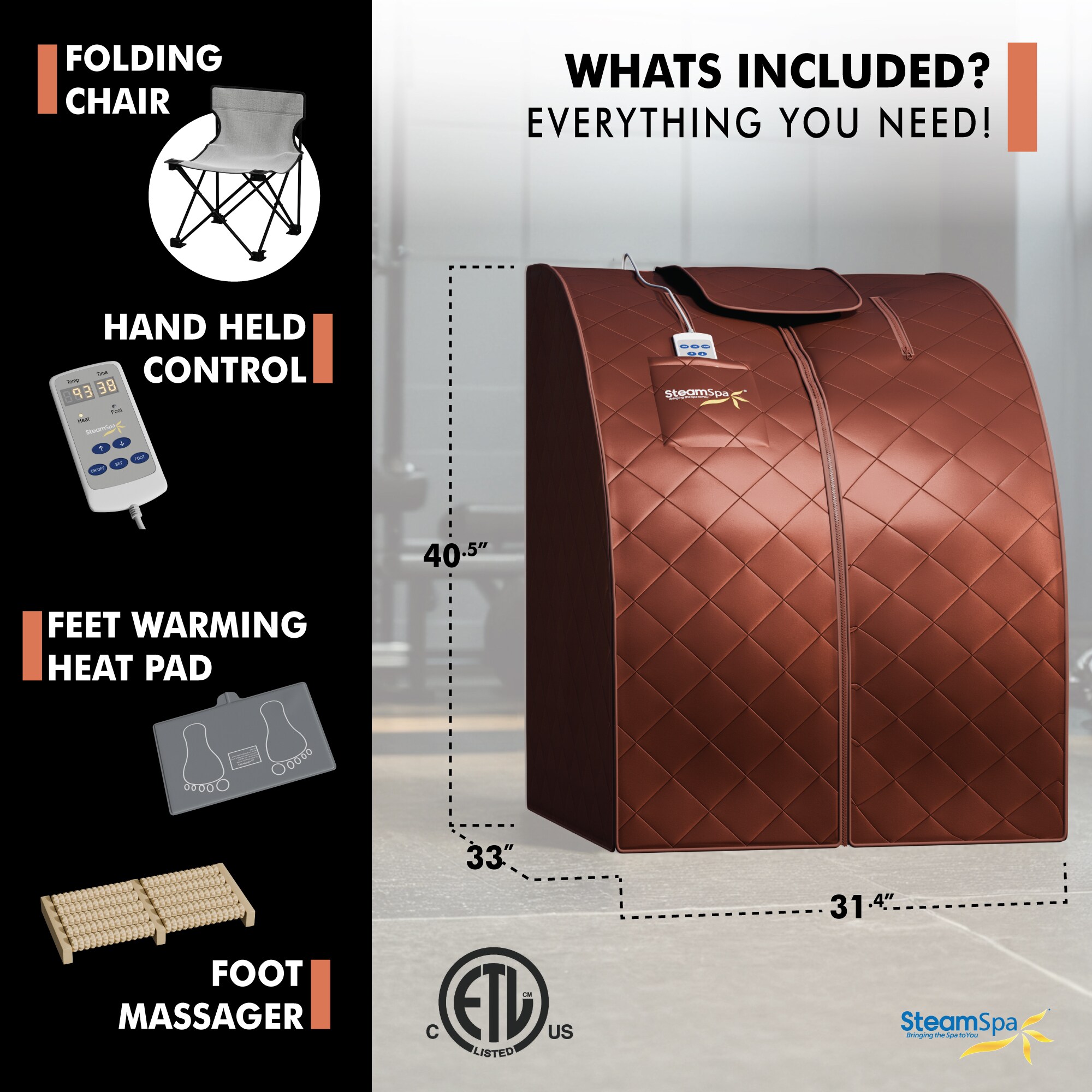 SteamSpa SP-SS0002-1P Indoor-Saunas - View #4