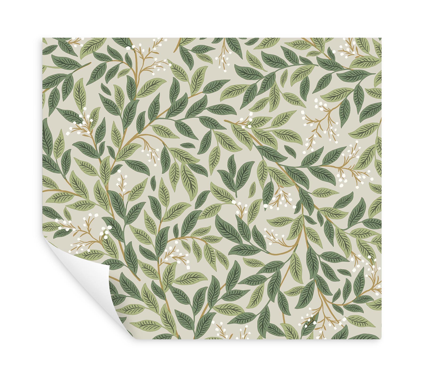 Willowberry Linen Peel and Stick Floral Wallpaper Roll