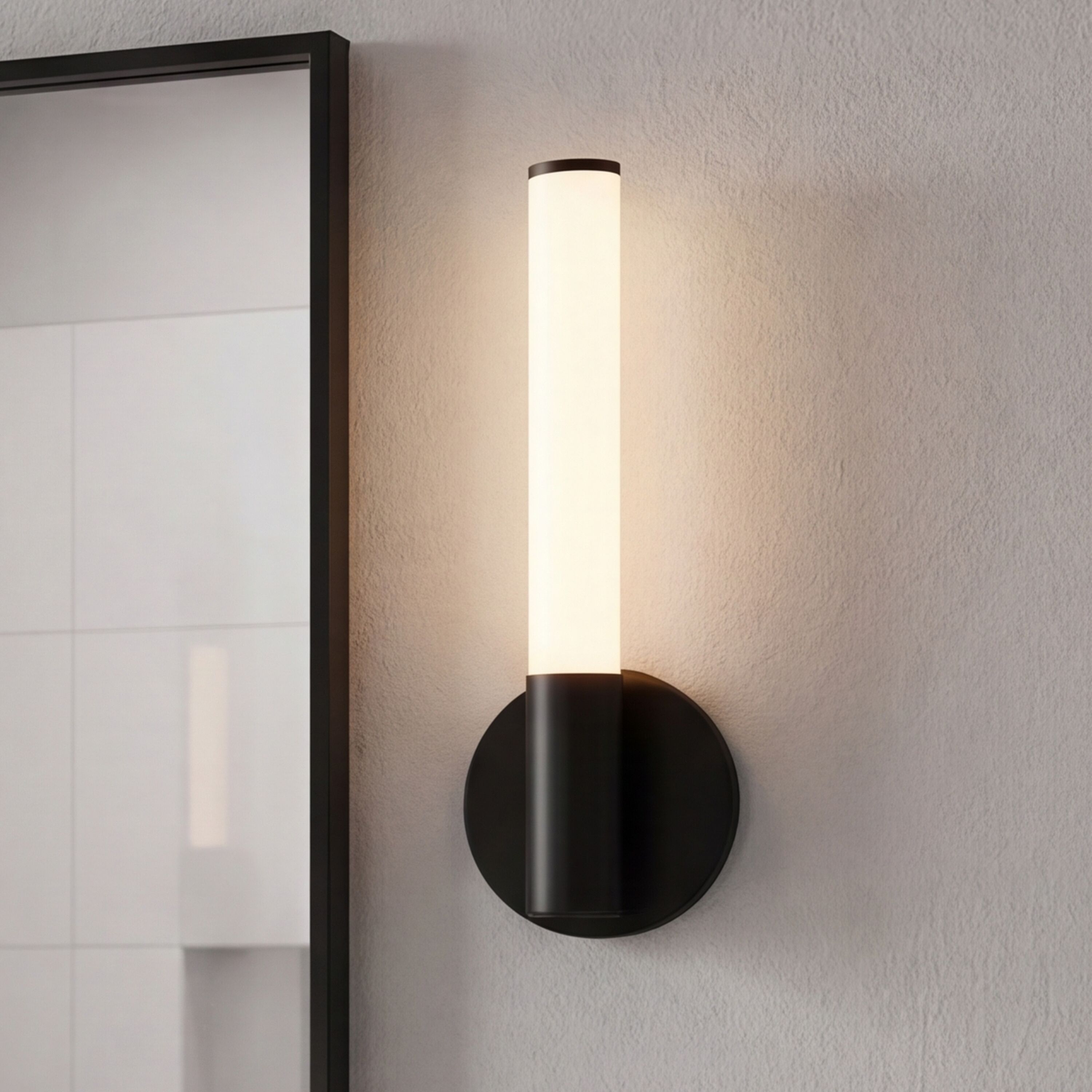 Savoy House Connor 14-in 1 Light Matte Black Integrated LED Modern/contemporary Bathroom Vanity light