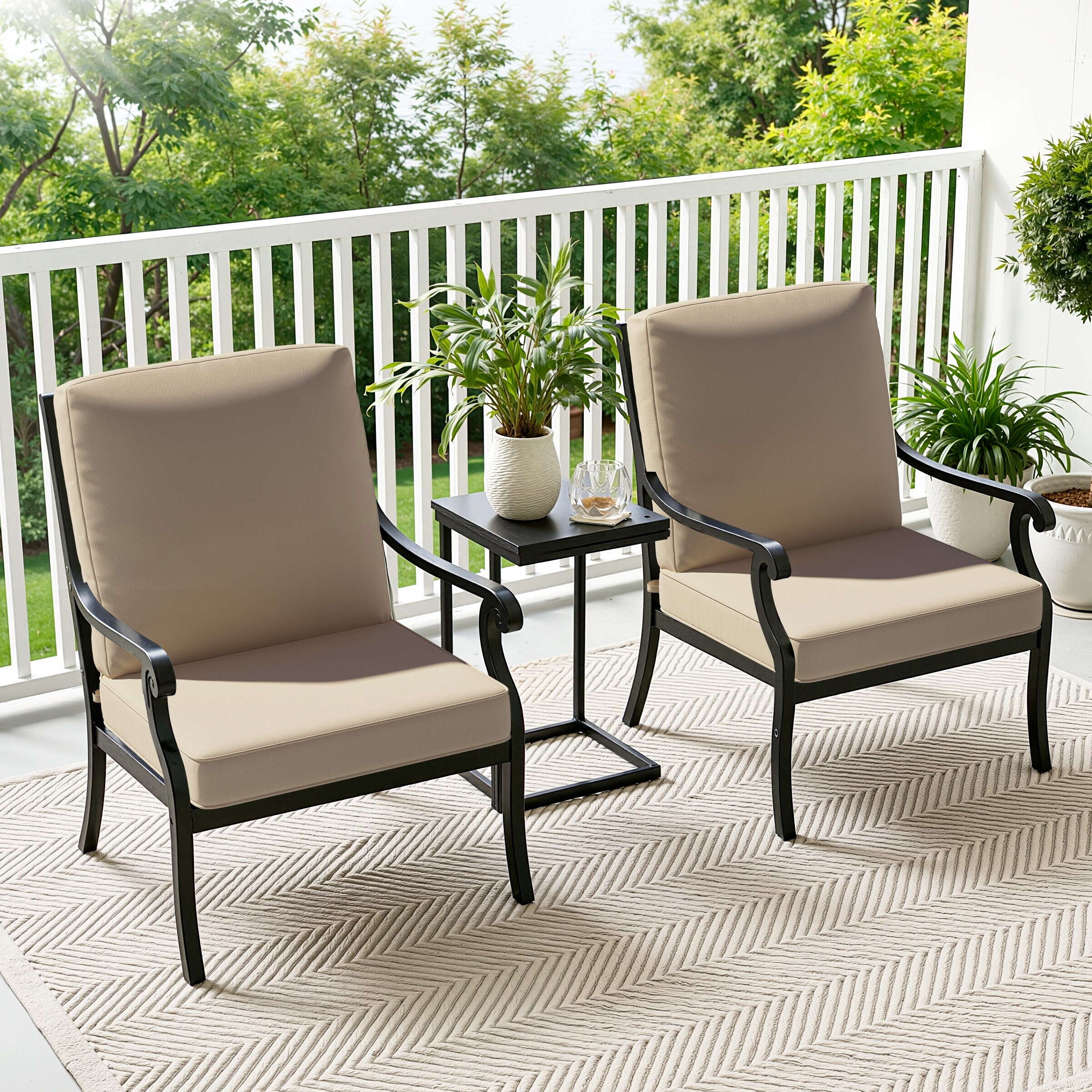 Crestlive Products CL-CU009BEI-1BC Patio-Furniture-Cushions - View #9